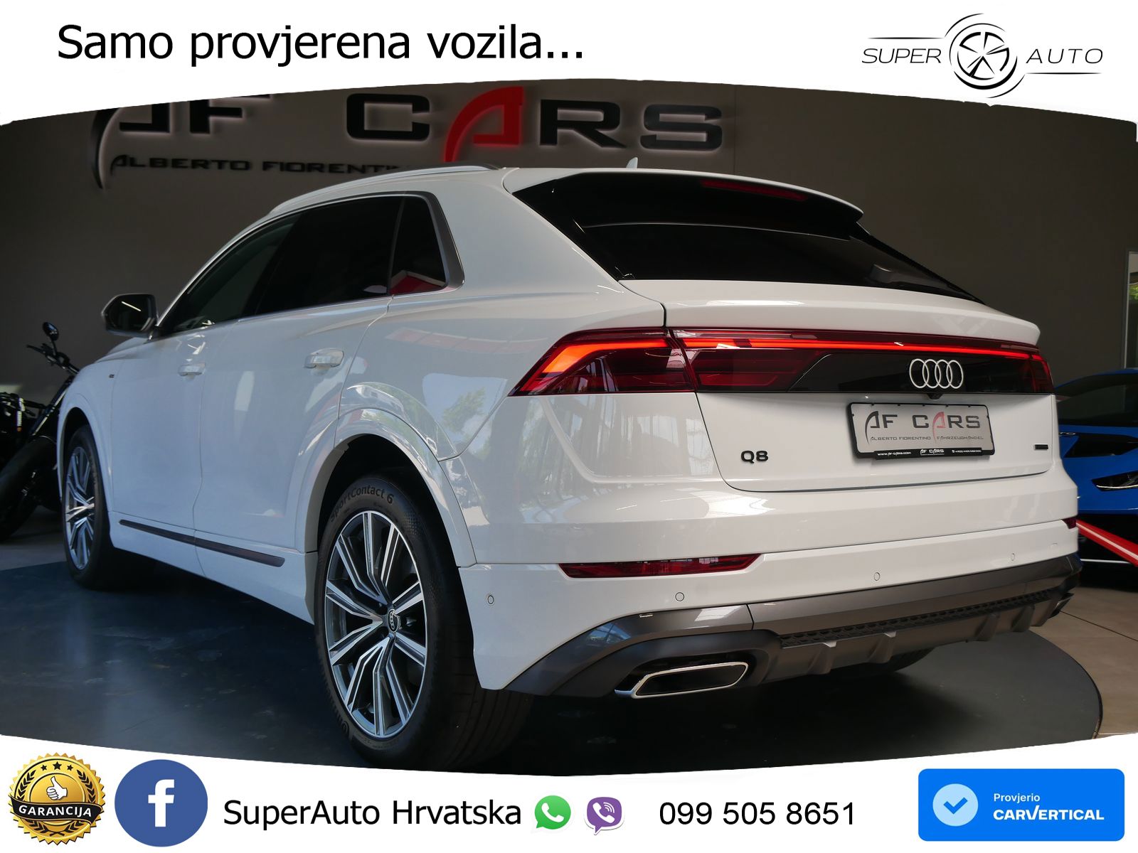 Audi Q8 50 TDI V6 (286 KS) quattro Tiptronic S line LED+GR SJED+ACC