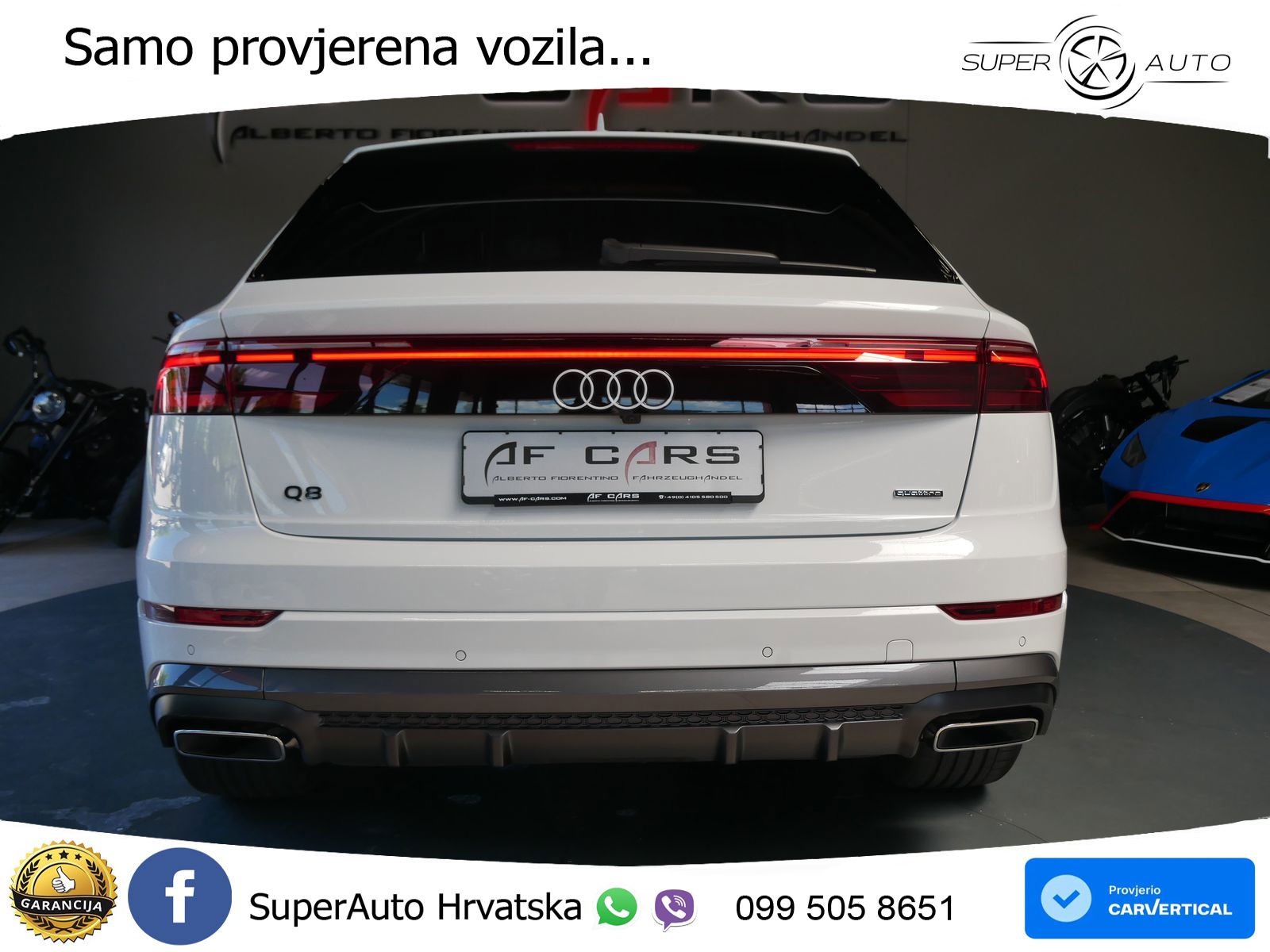 Audi Q8 50 TDI V6 (286 KS) quattro Tiptronic S line LED+GR SJED+ACC