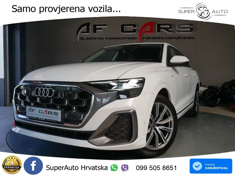 Audi Q8 50 TDI V6 (286 KS) quattro Tiptronic S line LED+GR SJED+ACC