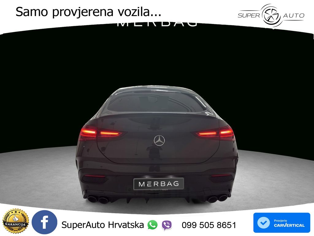 Mercedes AMG GLE Coupe 53 (435 KS) EQ Boost 4MATIC+ AMG SPEEDSHIFT TCT 9G LED+GR SJED+ACC