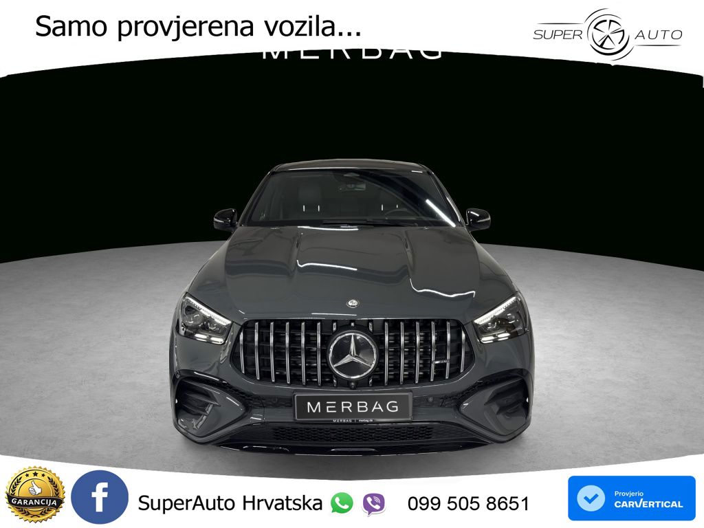 Mercedes AMG GLE Coupe 53 (435 KS) EQ Boost 4MATIC+ AMG SPEEDSHIFT TCT 9G LED+GR SJED+ACC