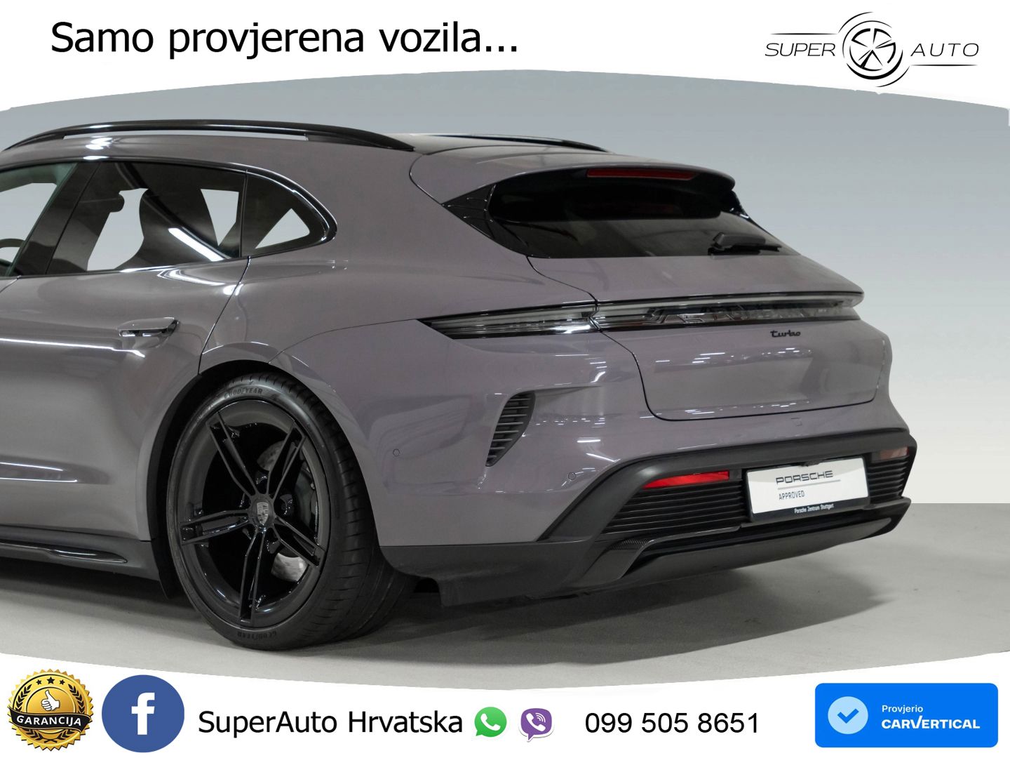 Porsche Taycan Sport Turismo Turbo 105 kWh (884 KS)
