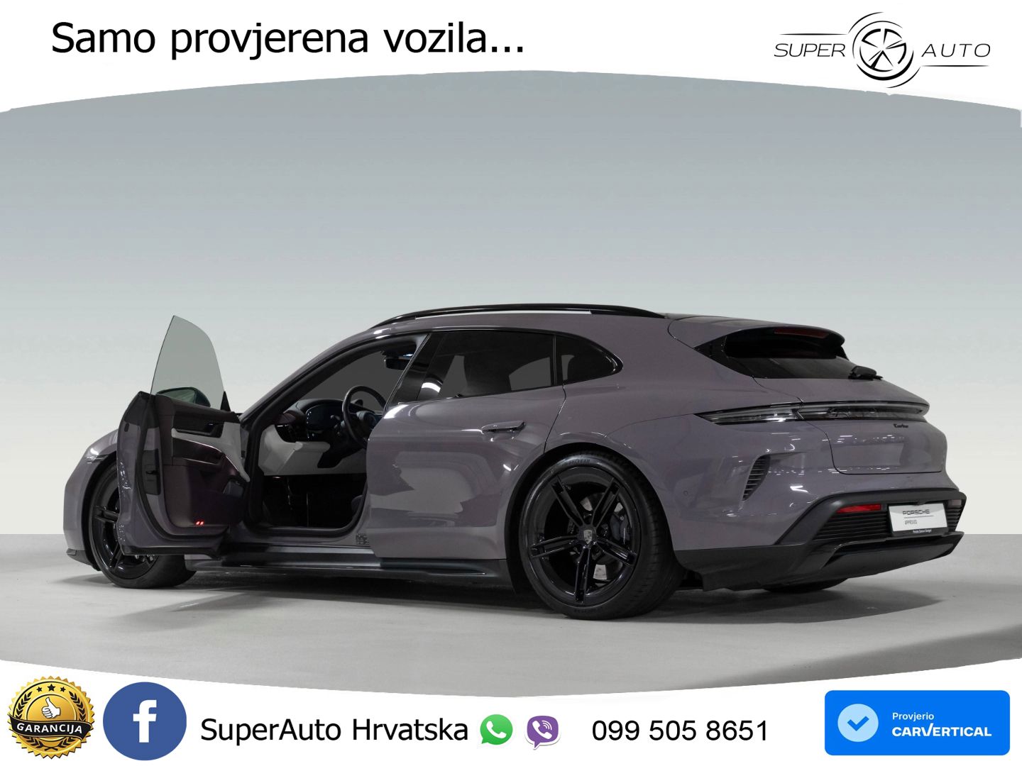 Porsche Taycan Sport Turismo Turbo 105 kWh (884 KS)