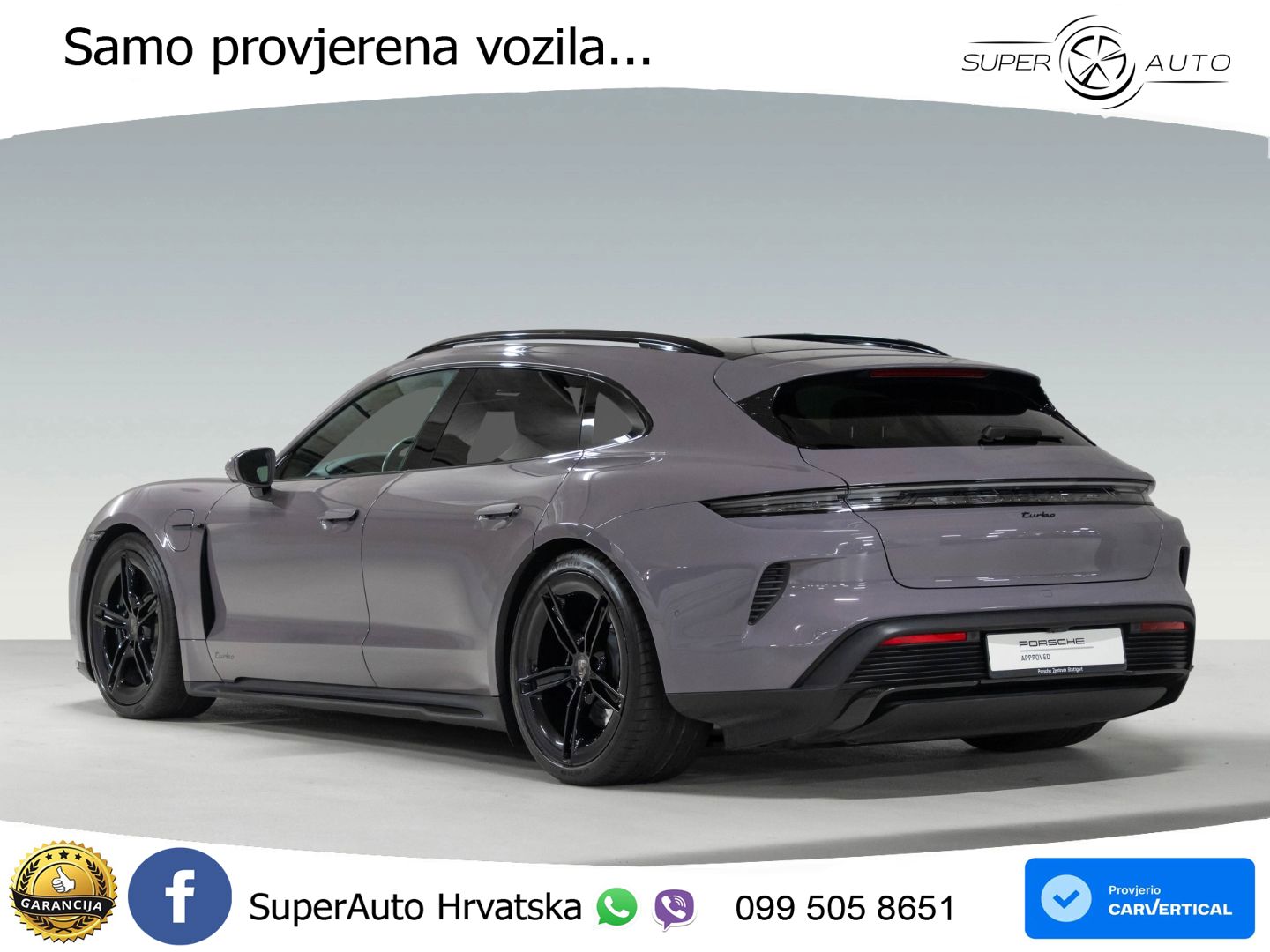 Porsche Taycan Sport Turismo Turbo 105 kWh (884 KS)