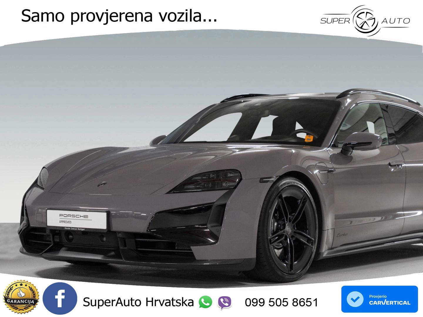Porsche Taycan Sport Turismo Turbo 105 kWh (884 KS)