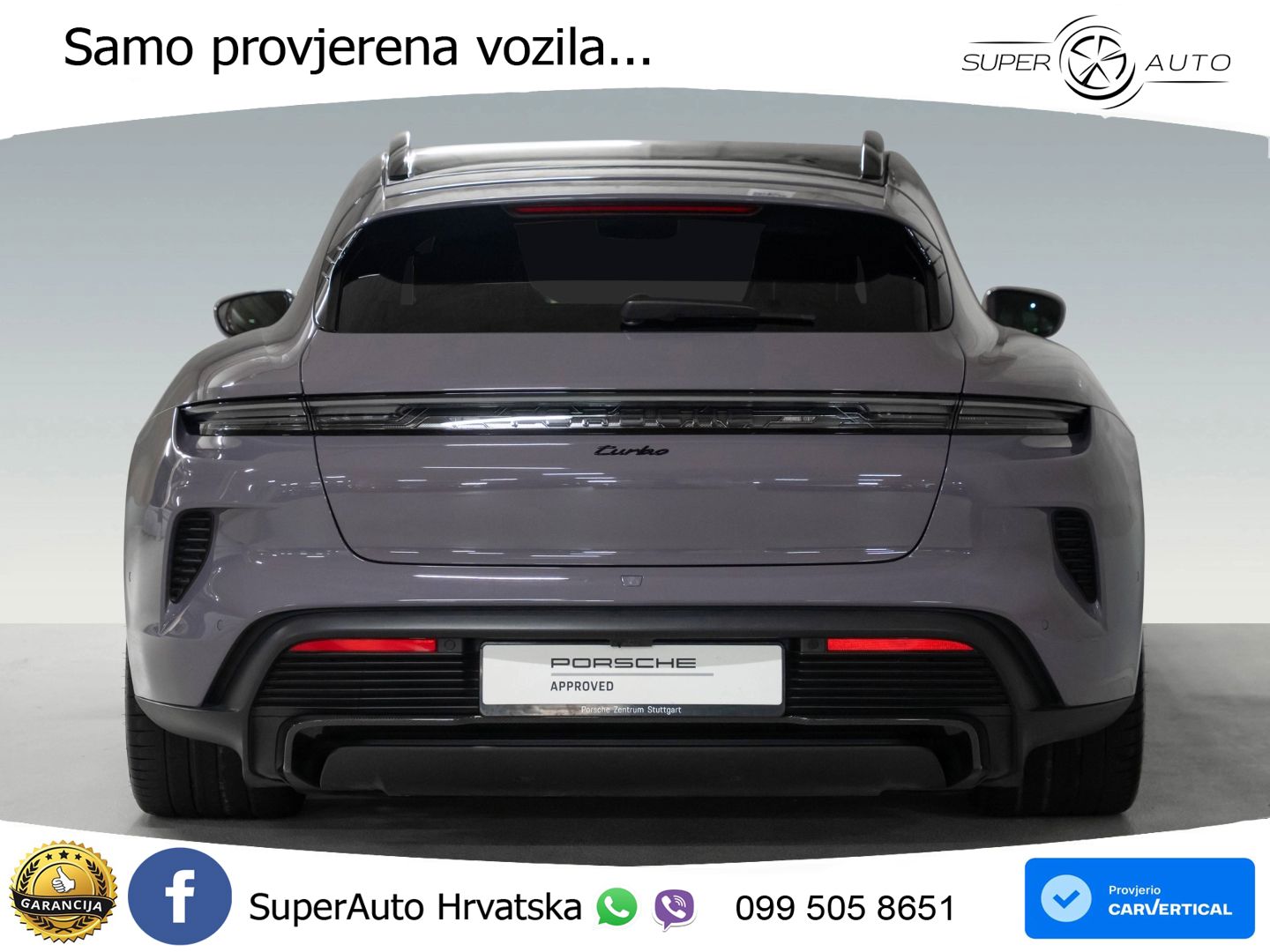 Porsche Taycan Sport Turismo Turbo 105 kWh (884 KS)