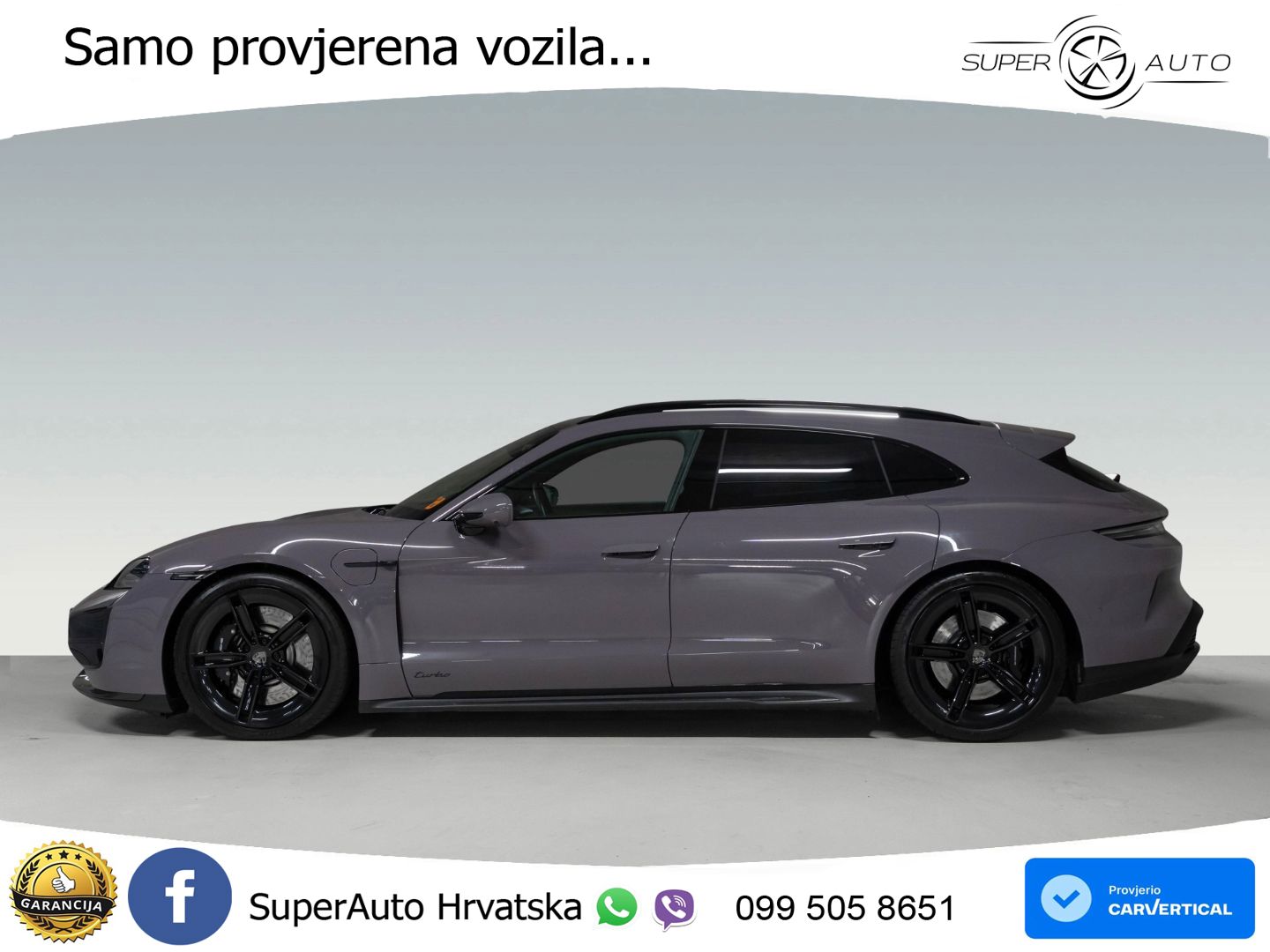 Porsche Taycan Sport Turismo Turbo 105 kWh (884 KS)