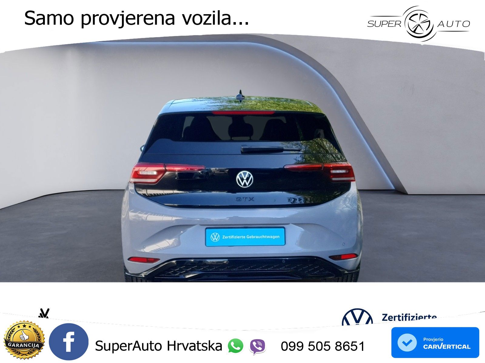 Volkswagen ID.3 GTX Performance 84 kWh (326 KS) LED+GR SJED+ACC