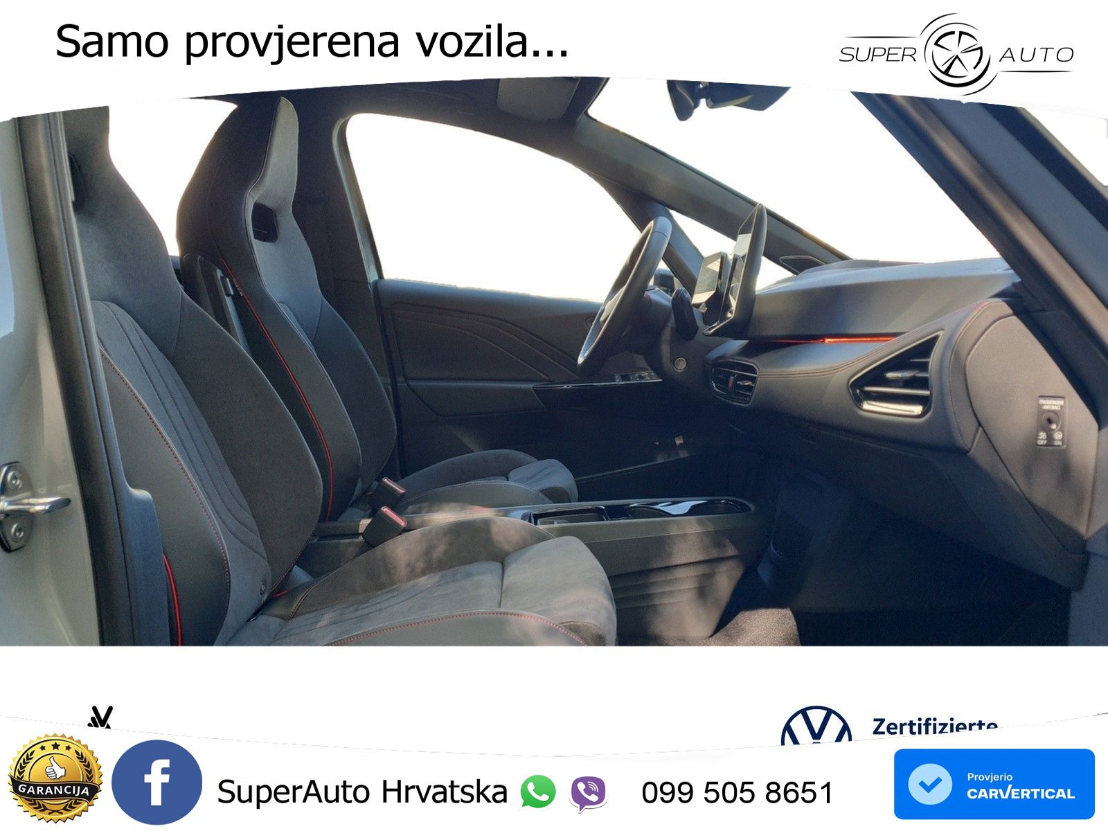 Volkswagen ID.3 GTX Performance 84 kWh (326 KS) LED+GR SJED+ACC