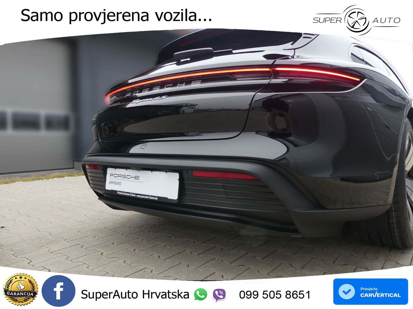 Porsche Taycan Sport Turismo 4S Performance Plus 93.4 kWh (571 KS)