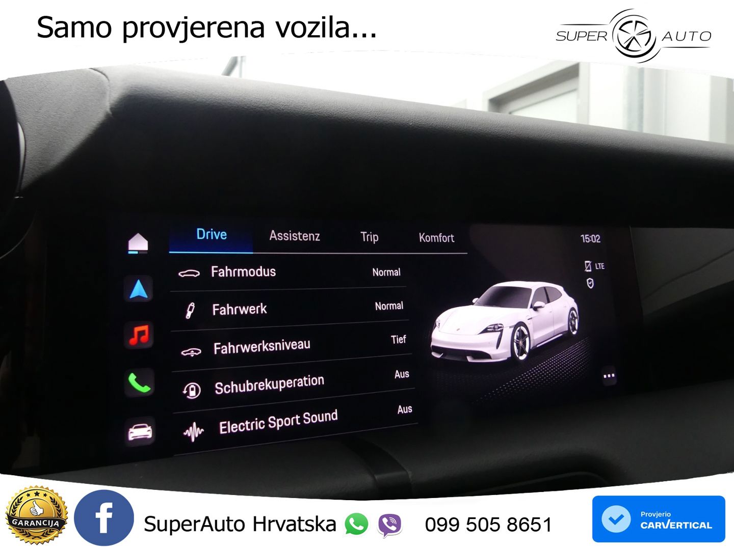 Porsche Taycan Sport Turismo 4S Performance Plus 93.4 kWh (571 KS)