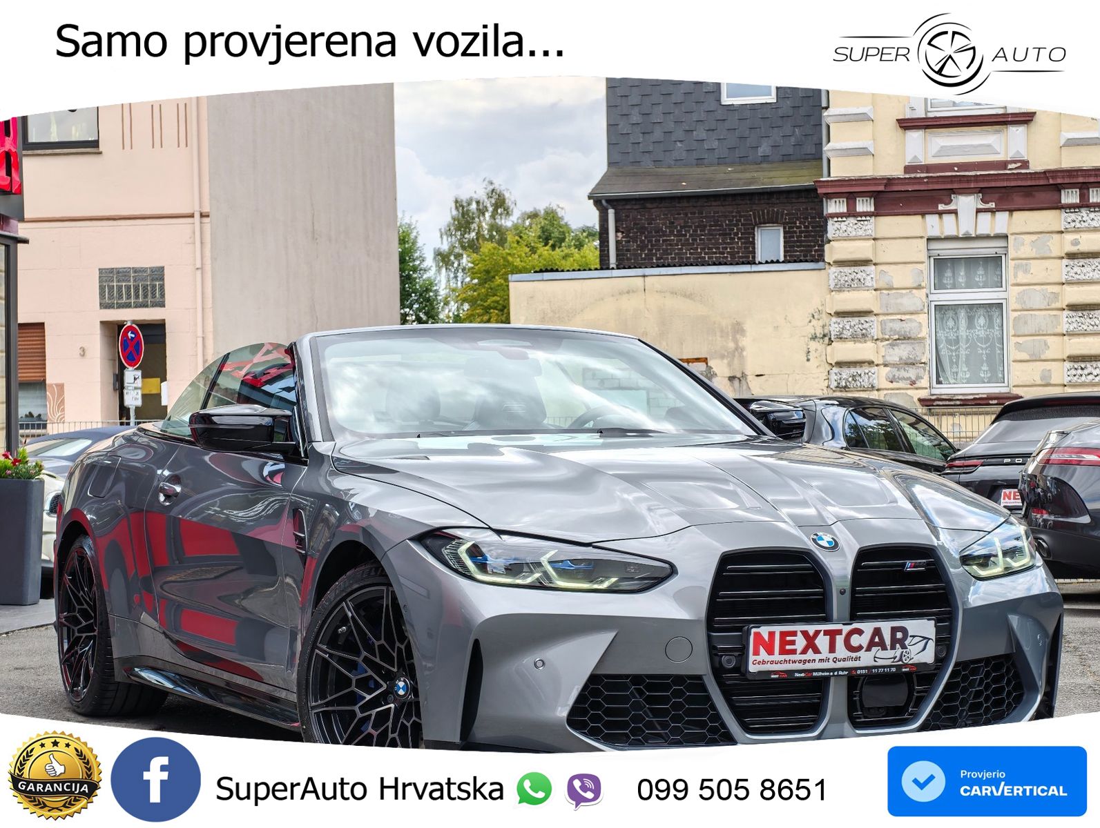 BMW M4 Convertible Competition 3.0 (510 KS) xDrive Steptronic LED+GR SJED+ACC