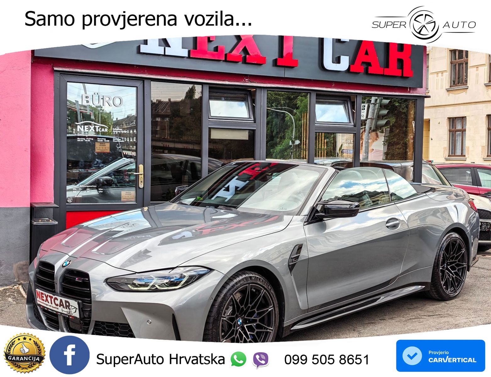 BMW M4 Convertible Competition 3.0 (510 KS) xDrive Steptronic LED+GR SJED+ACC
