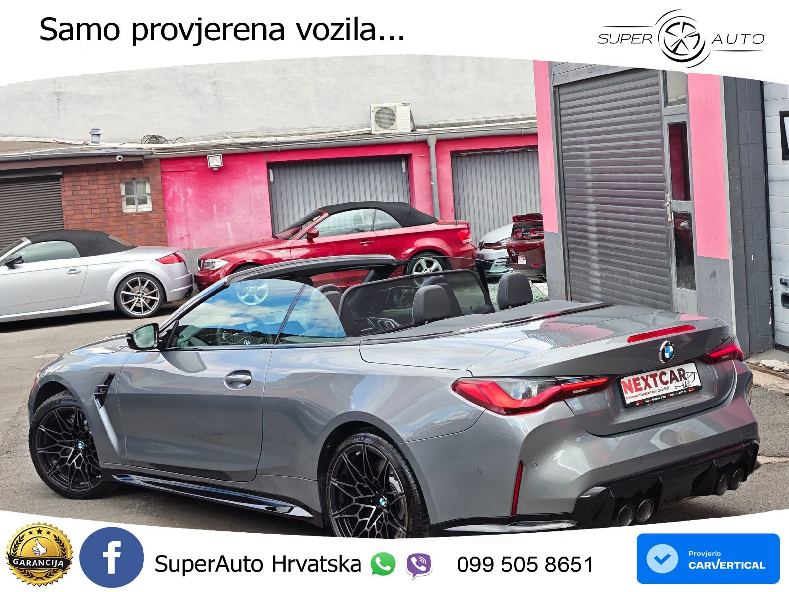 BMW M4 Convertible Competition 3.0 (510 KS) xDrive Steptronic LED+GR SJED+ACC