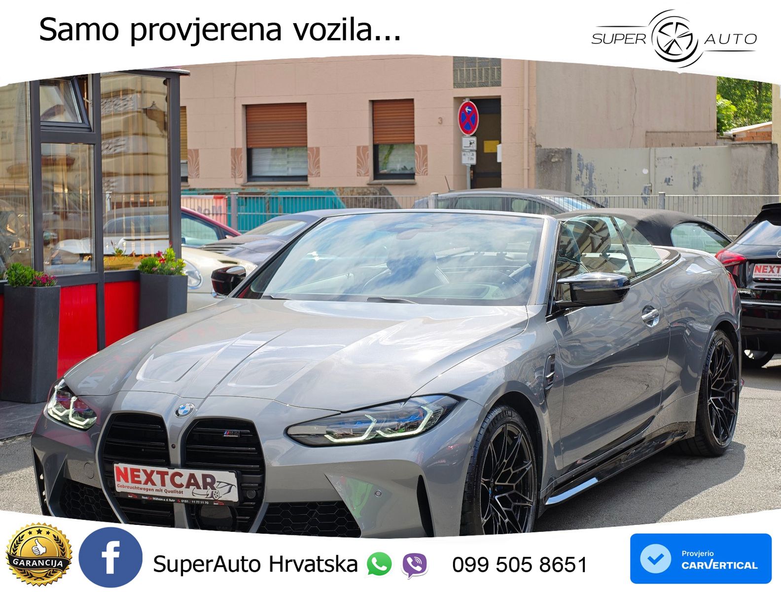 BMW M4 Convertible Competition 3.0 (510 KS) xDrive Steptronic LED+GR SJED+ACC