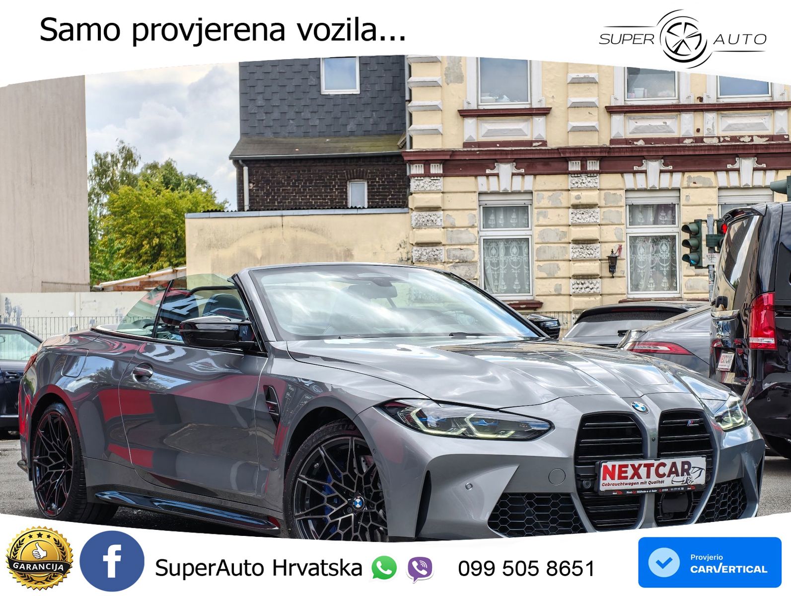 BMW M4 Convertible Competition 3.0 (510 KS) xDrive Steptronic LED+GR SJED+ACC