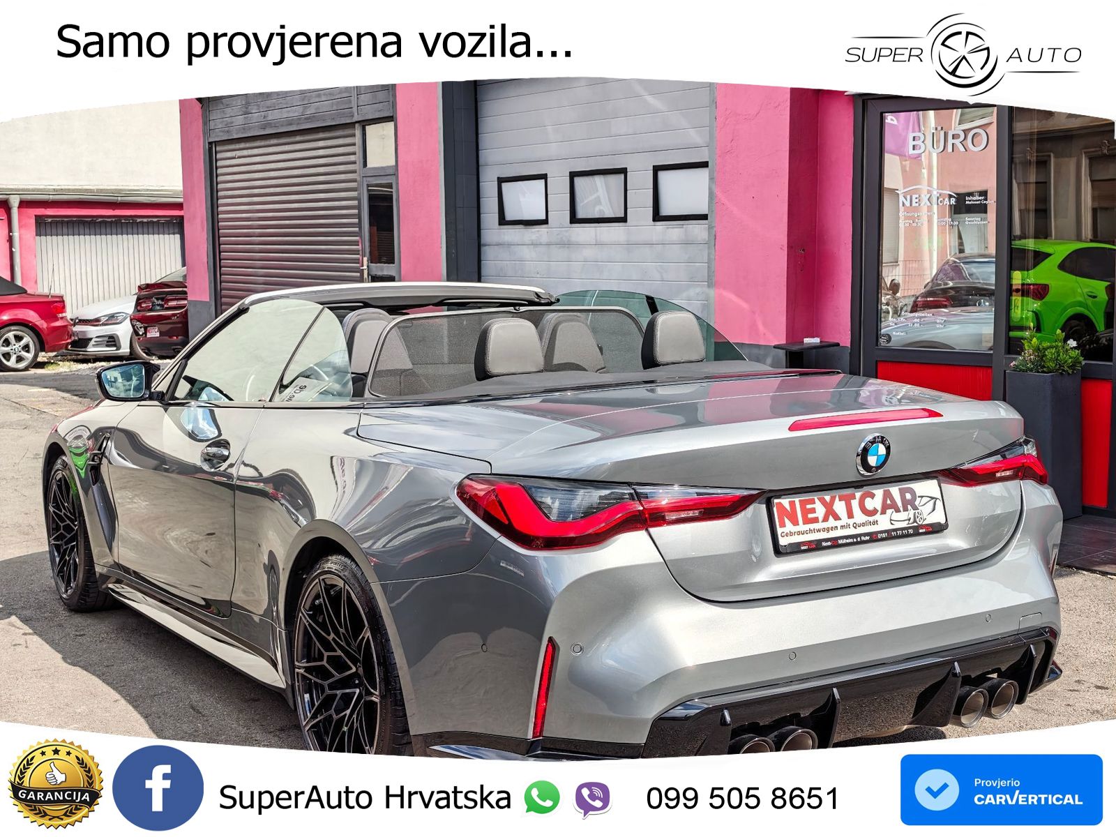 BMW M4 Convertible Competition 3.0 (510 KS) xDrive Steptronic LED+GR SJED+ACC