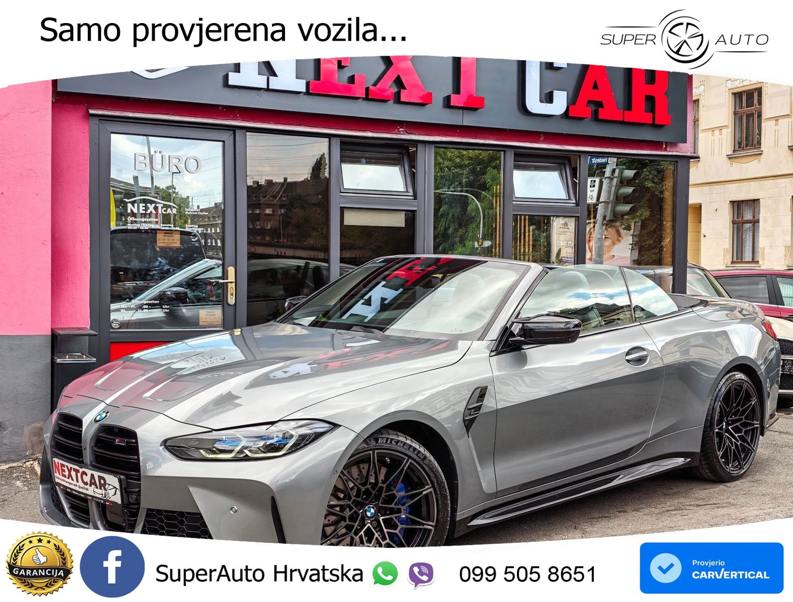 BMW M4 Convertible Competition 3.0 (510 KS) xDrive Steptronic LED+GR SJED+ACC