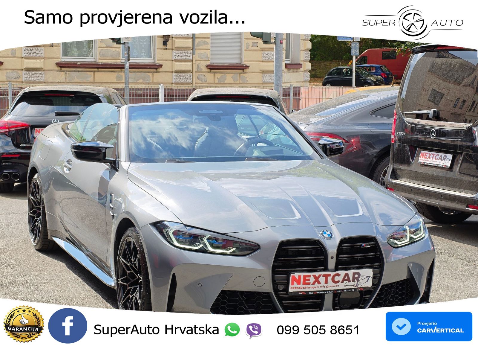 BMW M4 Convertible Competition 3.0 (510 KS) xDrive Steptronic LED+GR SJED+ACC