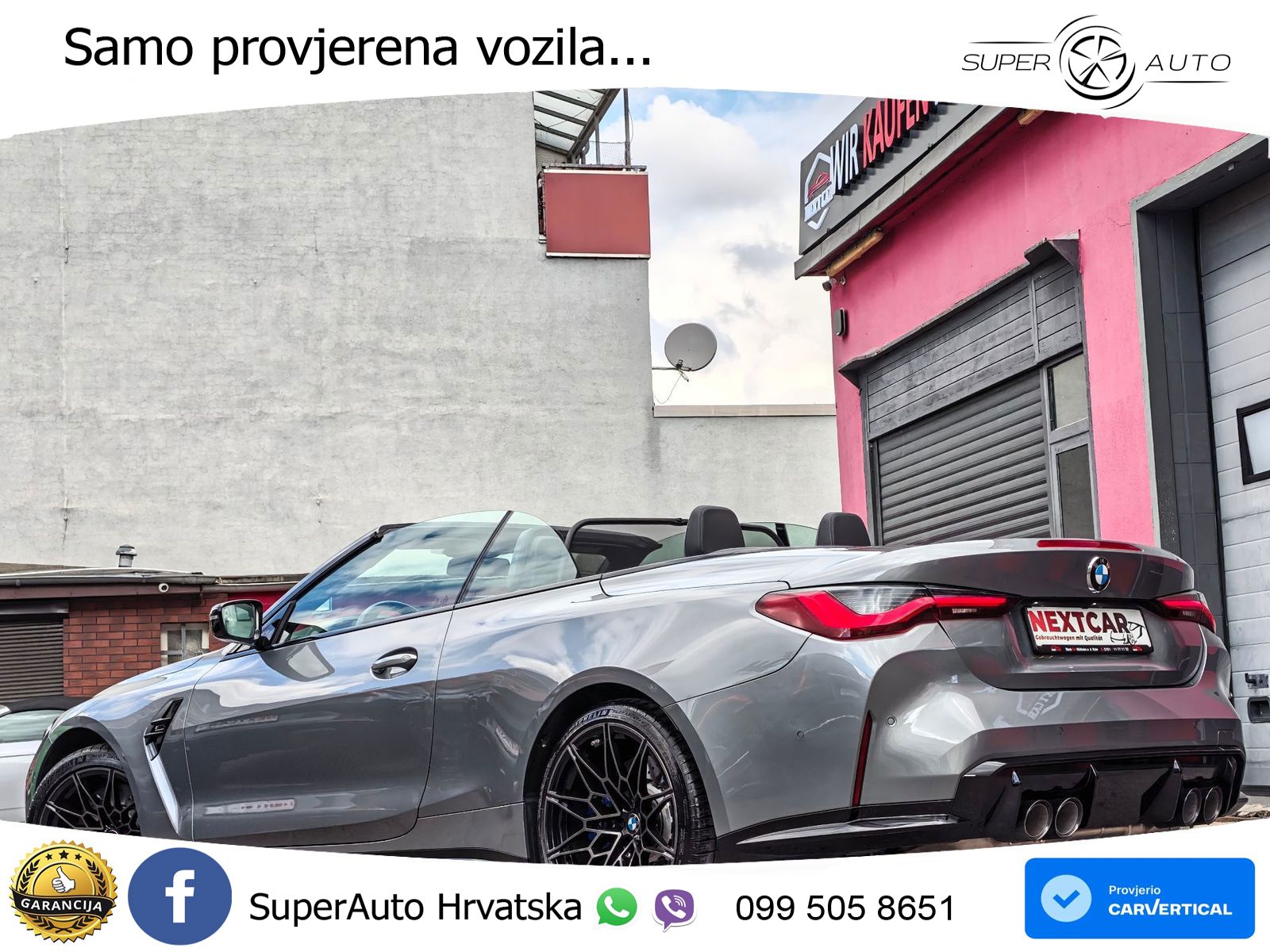 BMW M4 Convertible Competition 3.0 (510 KS) xDrive Steptronic LED+GR SJED+ACC