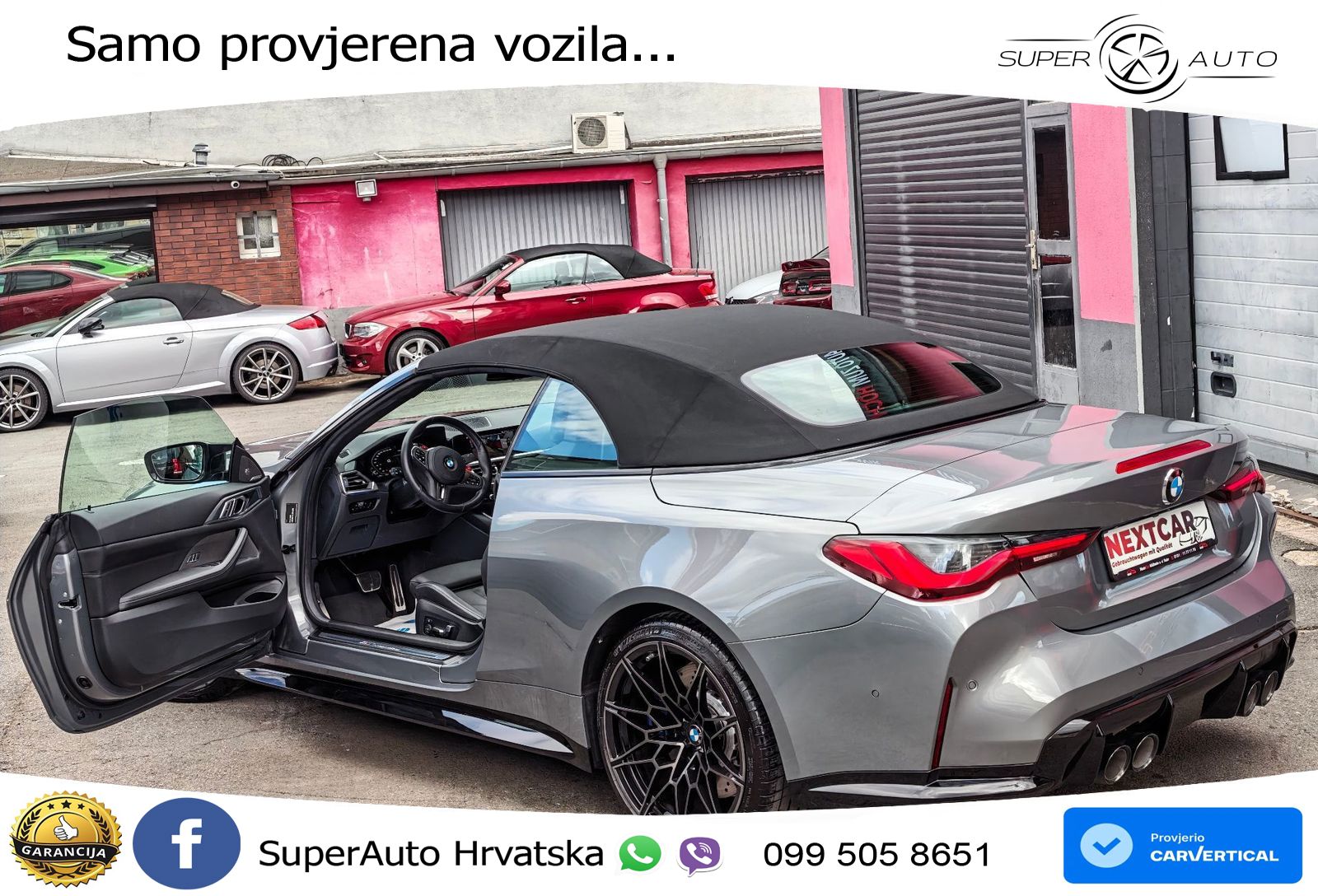 BMW M4 Convertible Competition 3.0 (510 KS) xDrive Steptronic LED+GR SJED+ACC