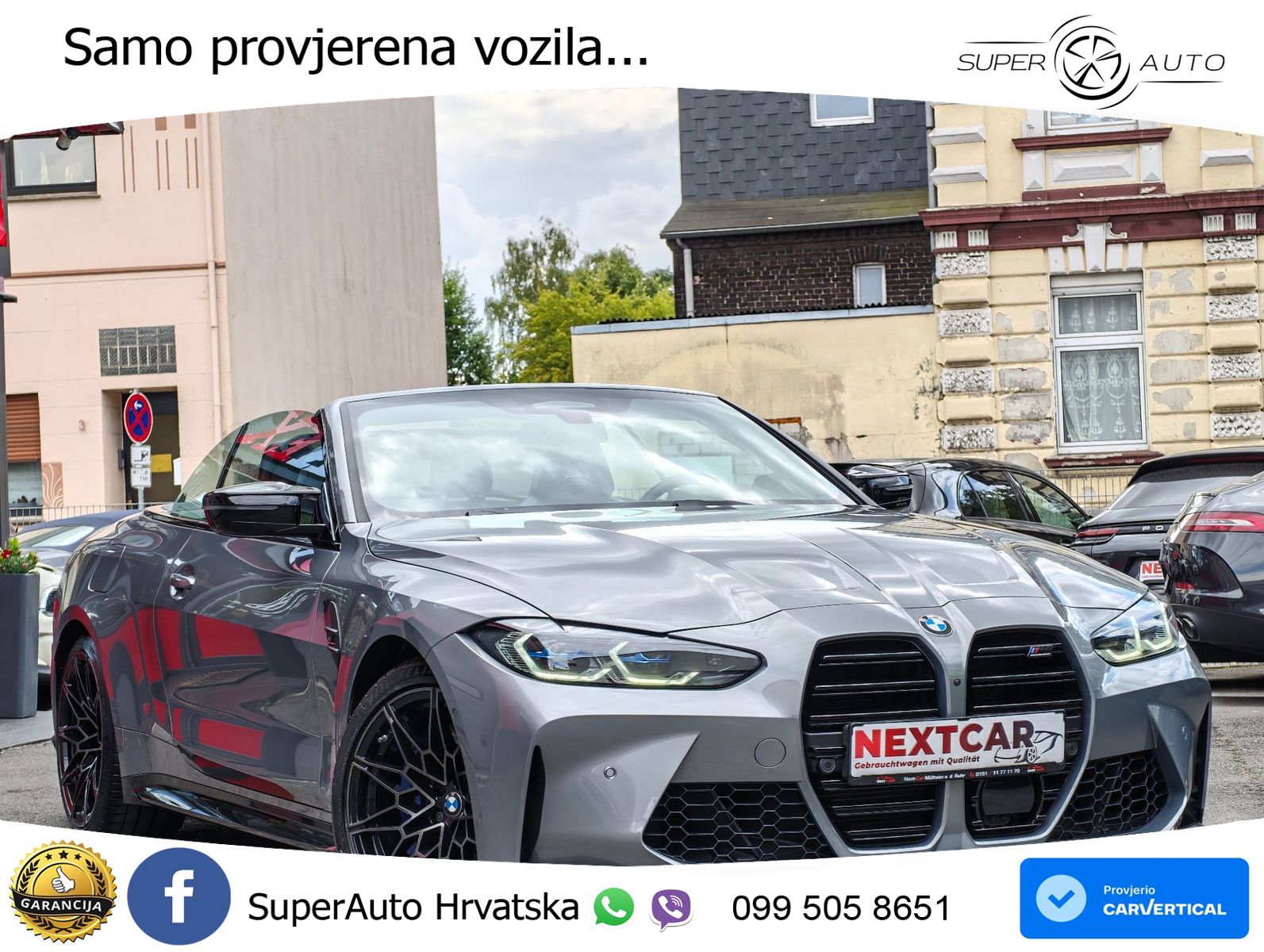 BMW M4 Convertible Competition 3.0 (510 KS) xDrive Steptronic LED+GR SJED+ACC