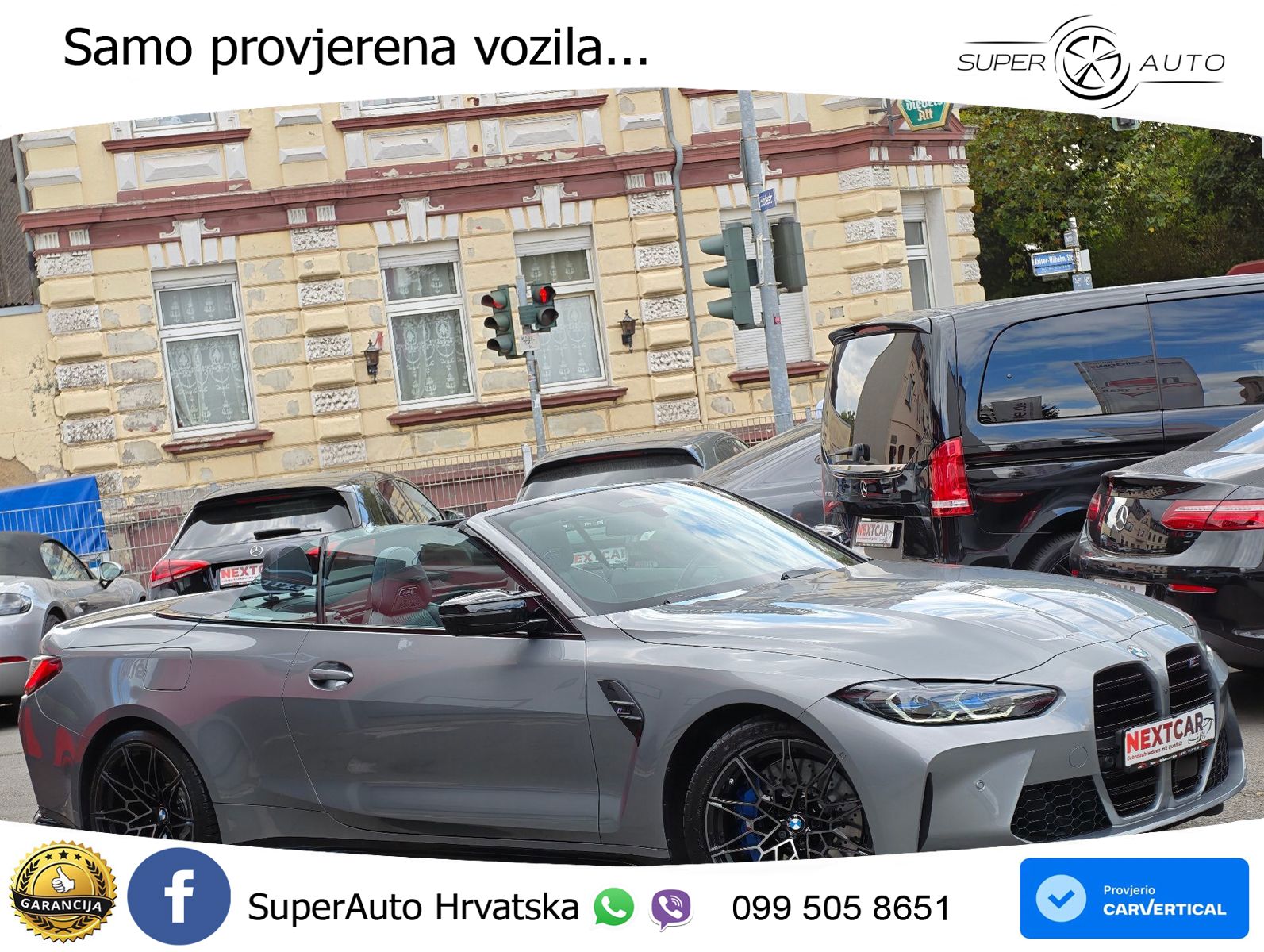 BMW M4 Convertible Competition 3.0 (510 KS) xDrive Steptronic LED+GR SJED+ACC