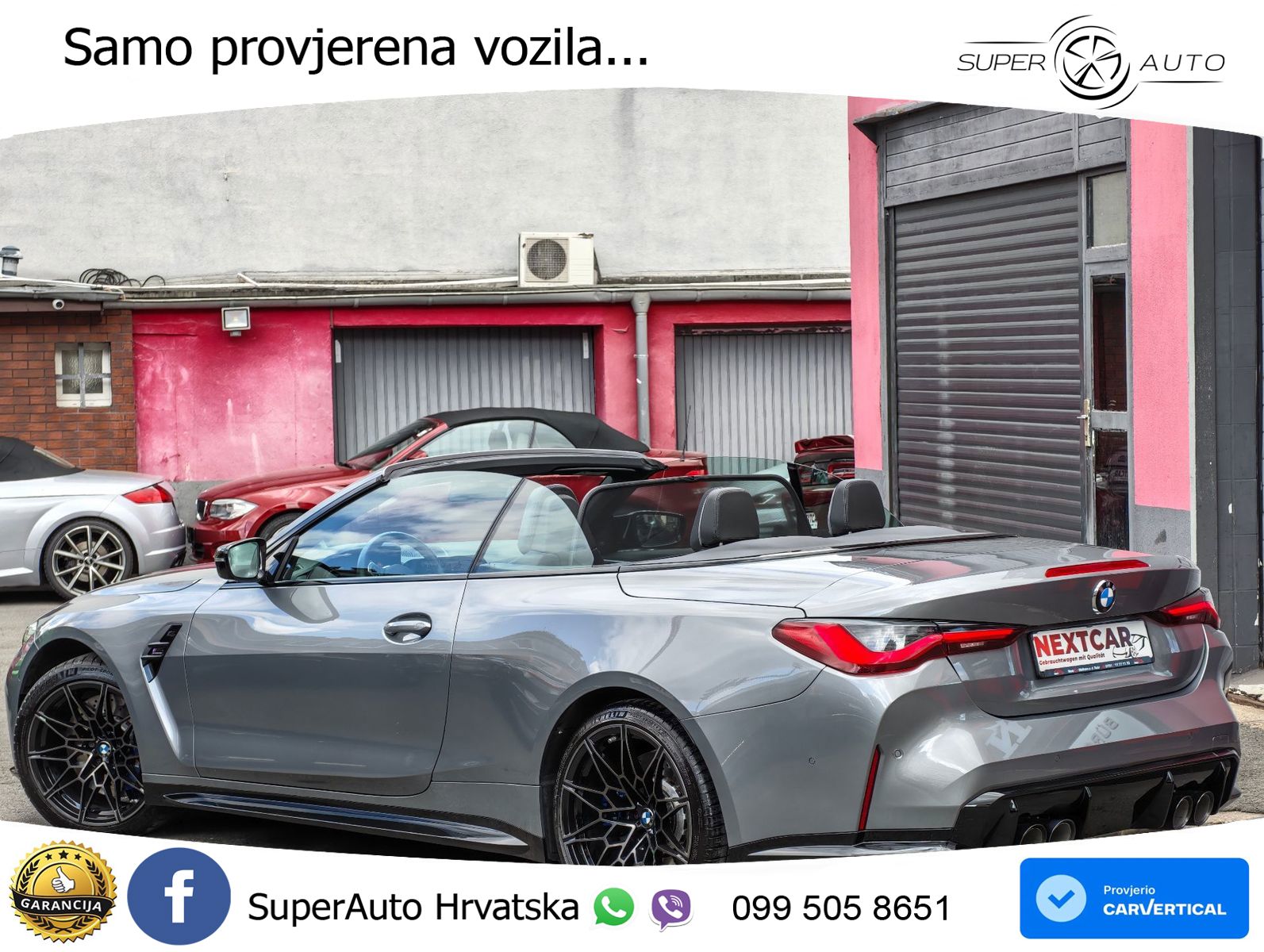 BMW M4 Convertible Competition 3.0 (510 KS) xDrive Steptronic LED+GR SJED+ACC