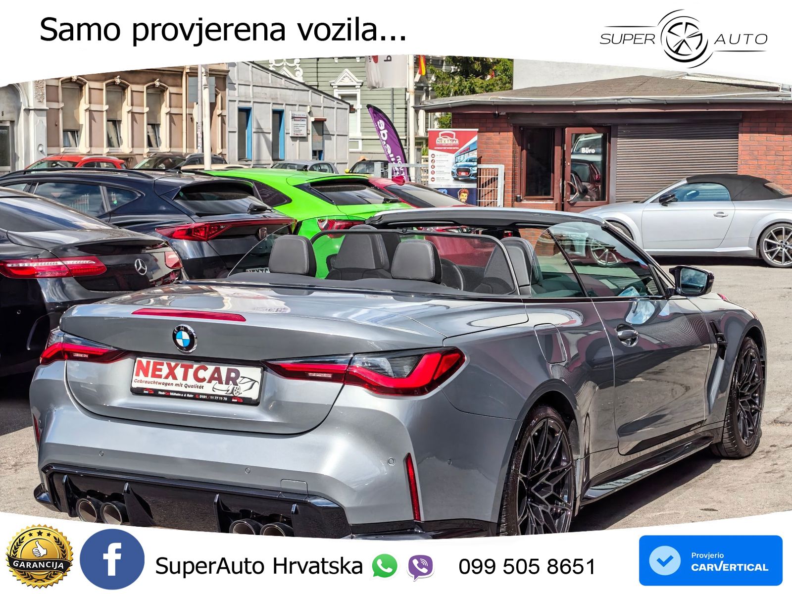 BMW M4 Convertible Competition 3.0 (510 KS) xDrive Steptronic LED+GR SJED+ACC