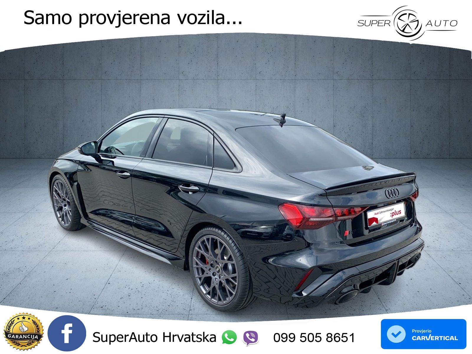 Audi RS3 Sedan 2.5 TFSI (400 KS) quattro S tronic LED+GR SJED+ACC