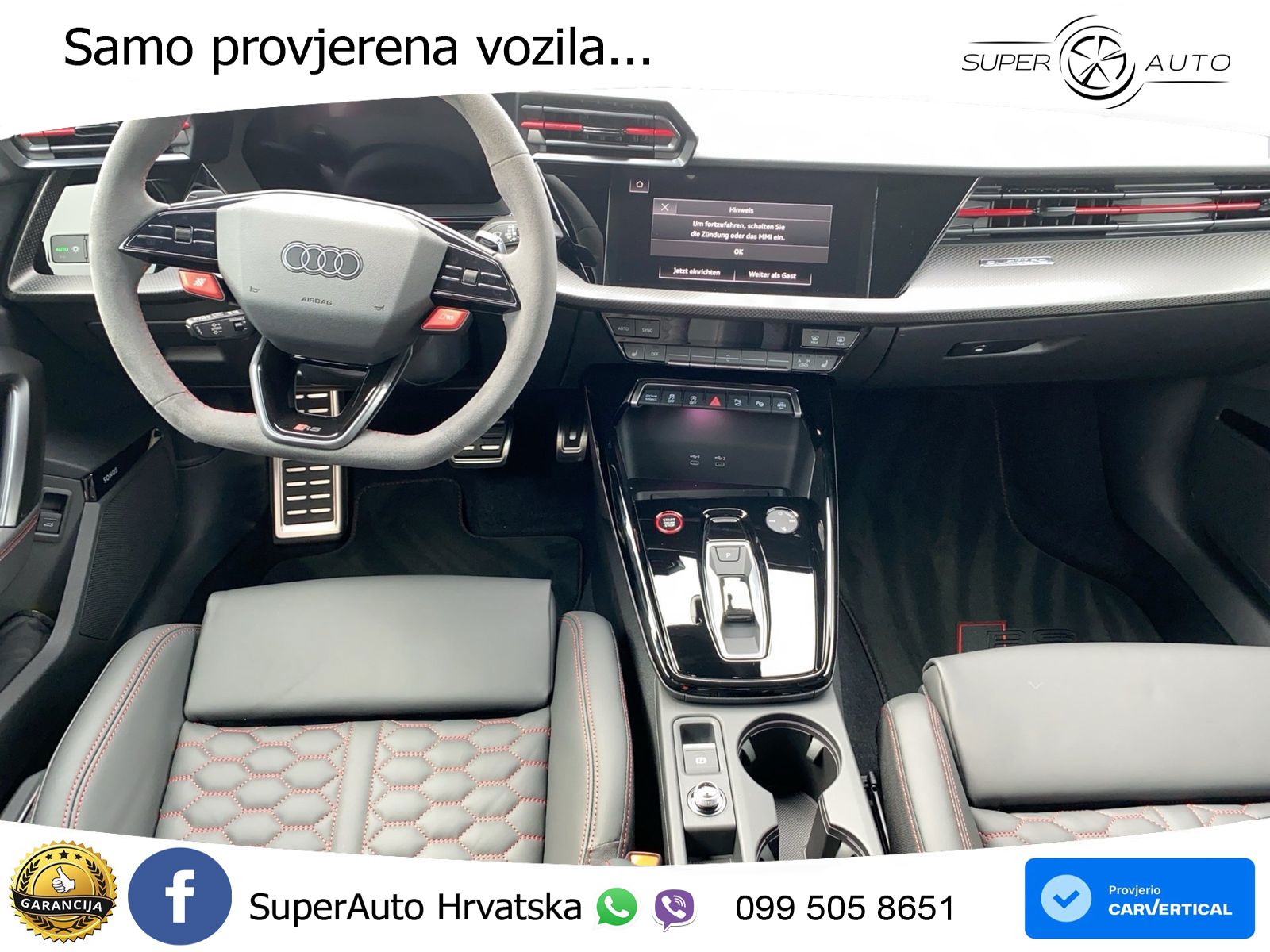 Audi RS3 Sedan 2.5 TFSI (400 KS) quattro S tronic LED+GR SJED+ACC