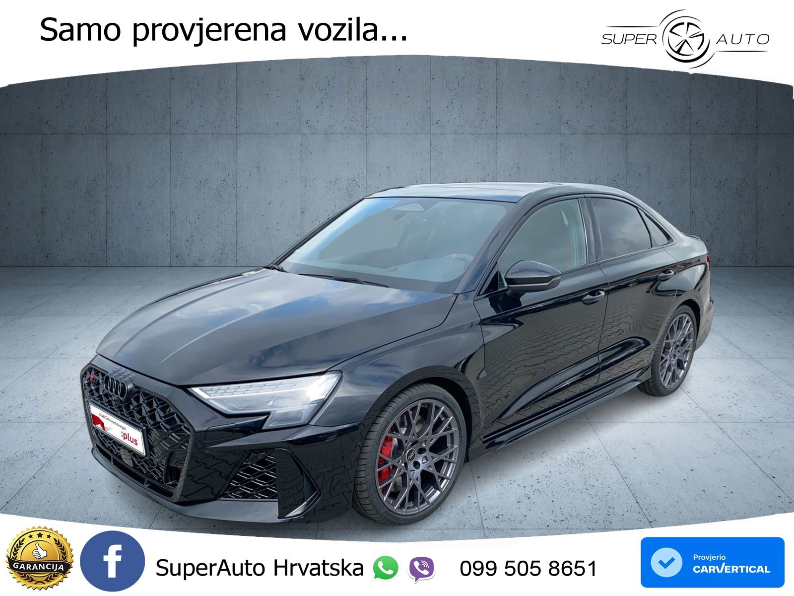 Audi RS3 Sedan 2.5 TFSI (400 KS) quattro S tronic LED+GR SJED+ACC