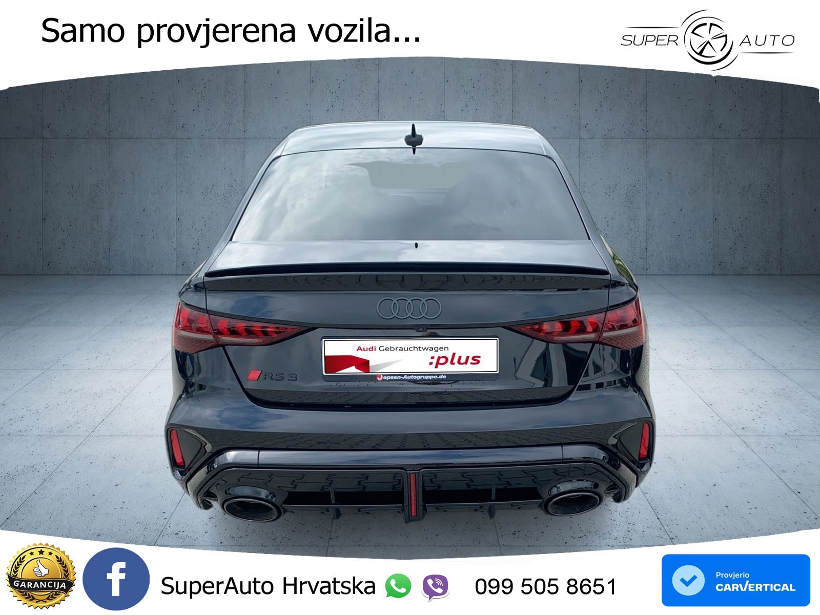 Audi RS3 Sedan 2.5 TFSI (400 KS) quattro S tronic LED+GR SJED+ACC