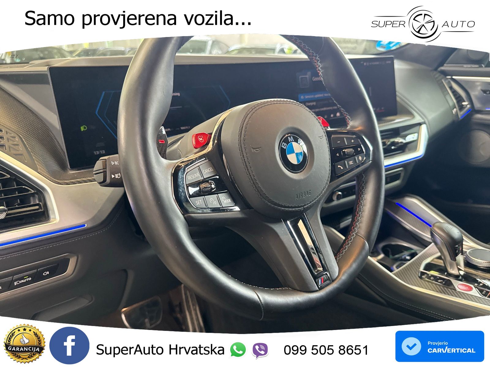 BMW XM 4.4 V8 (653 KS) xDrive Steptronic LED+GR SJED+ACC