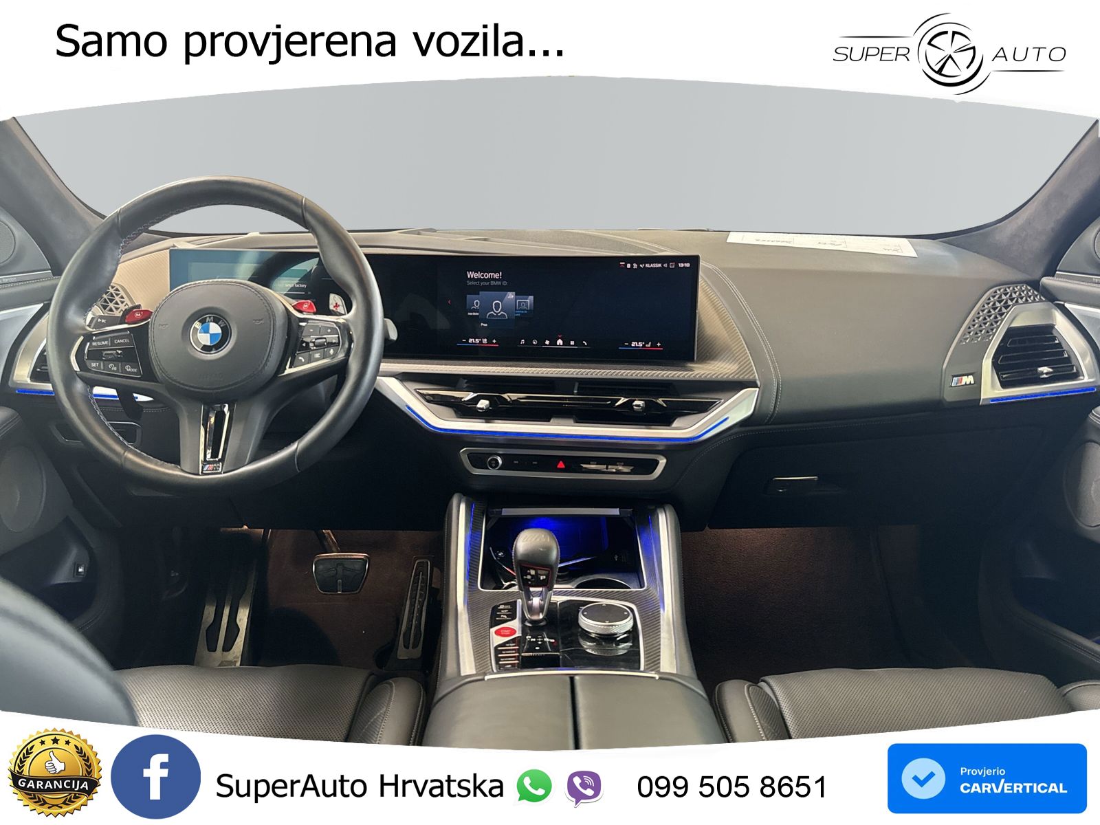 BMW XM 4.4 V8 (653 KS) xDrive Steptronic LED+GR SJED+ACC