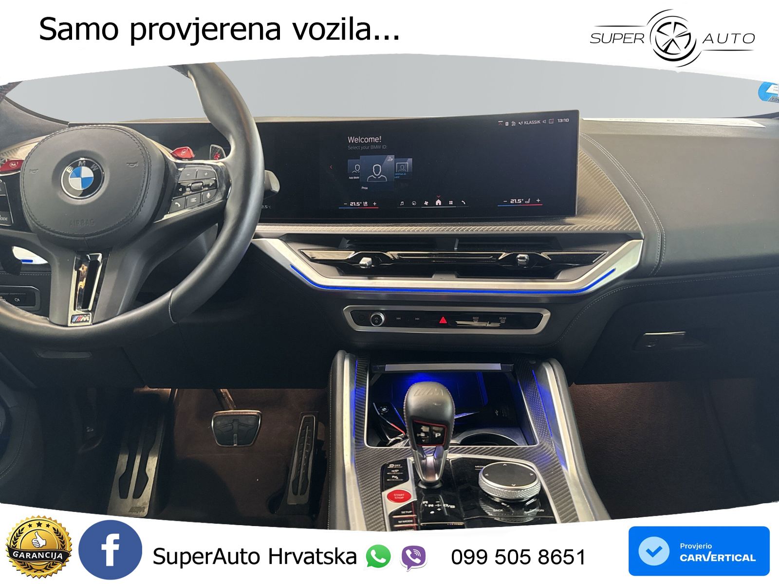 BMW XM 4.4 V8 (653 KS) xDrive Steptronic LED+GR SJED+ACC