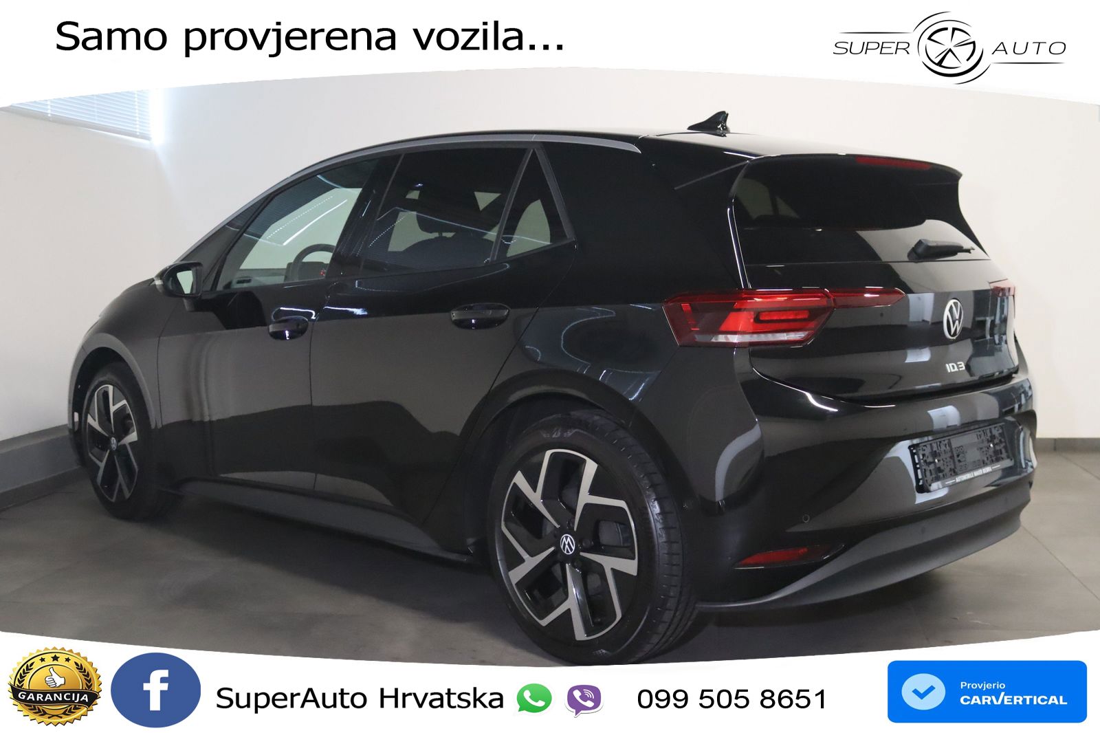 Volkswagen ID.3 Pro 62 kWh (204 KS) LED+GR SJED+ACC