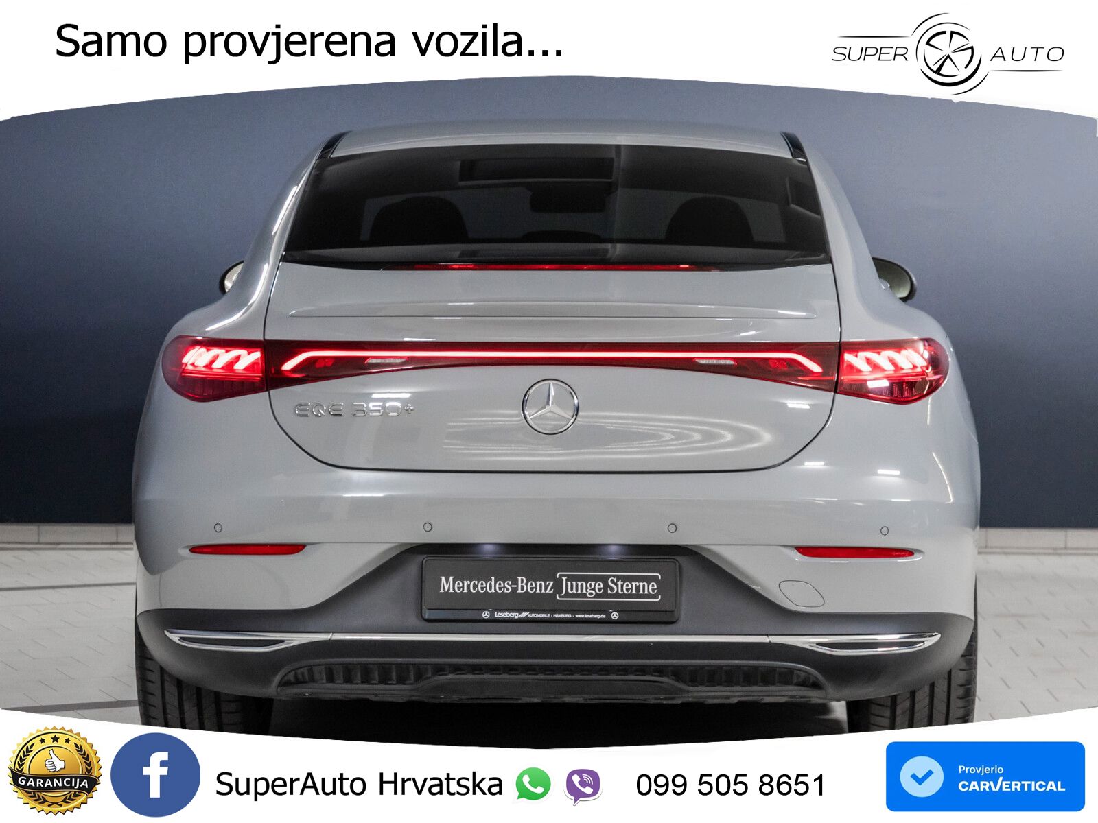 Mercedes EQE 350 98 kWh (292 KS)