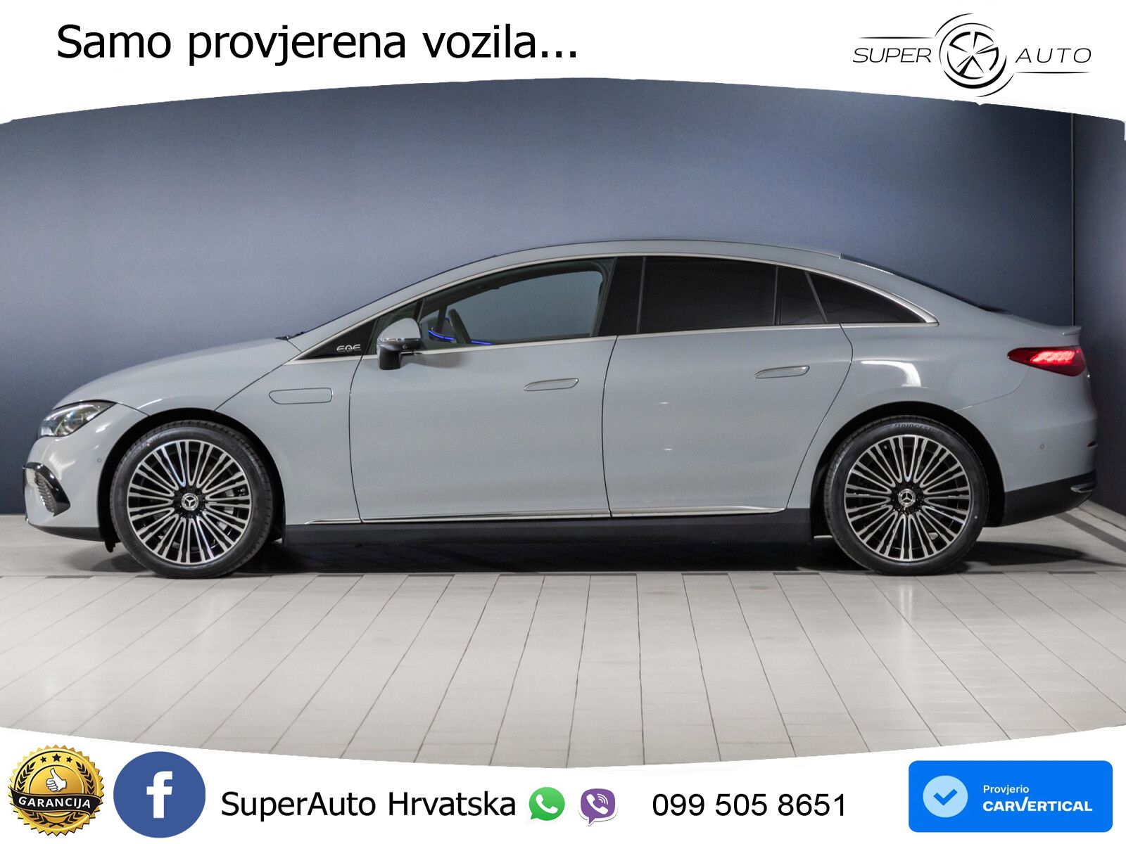 Mercedes EQE 350 98 kWh (292 KS)