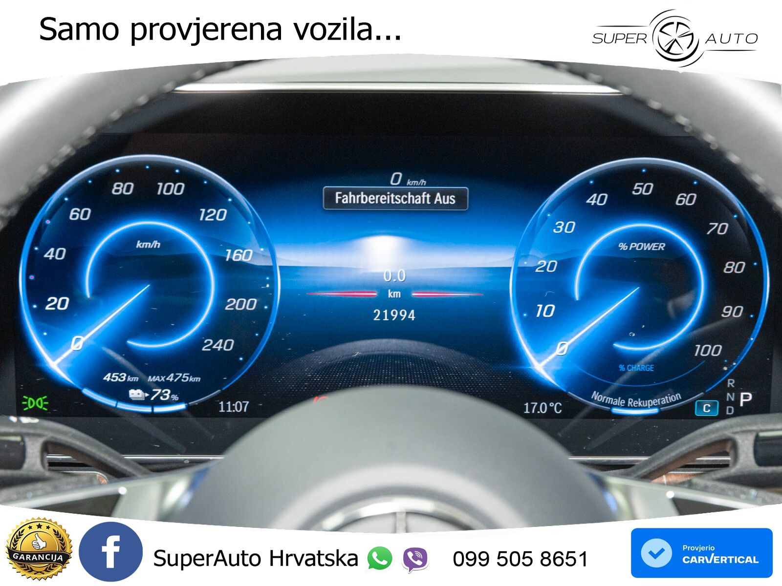 Mercedes EQE 350 98 kWh (292 KS)