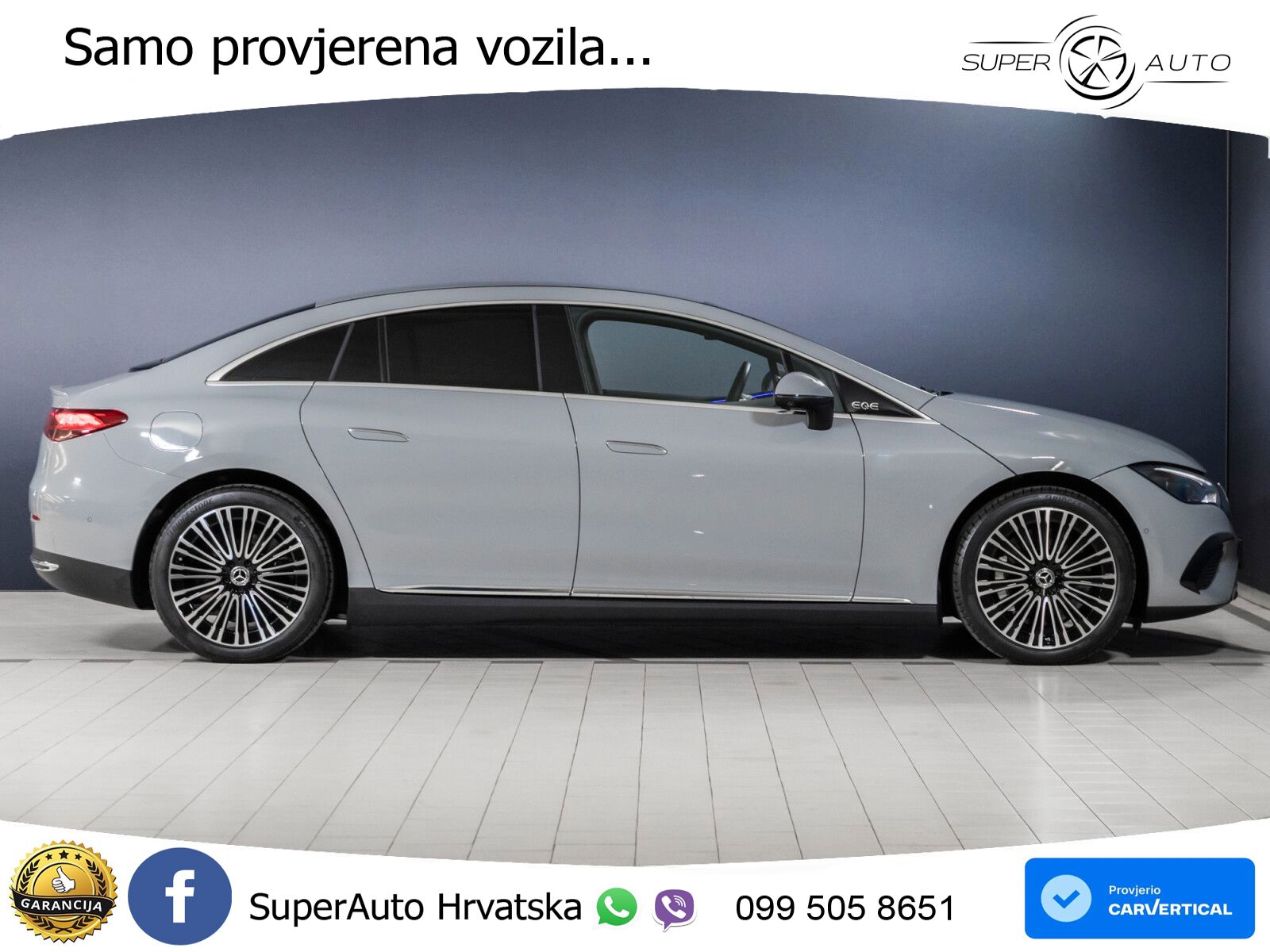 Mercedes EQE 350 98 kWh (292 KS)