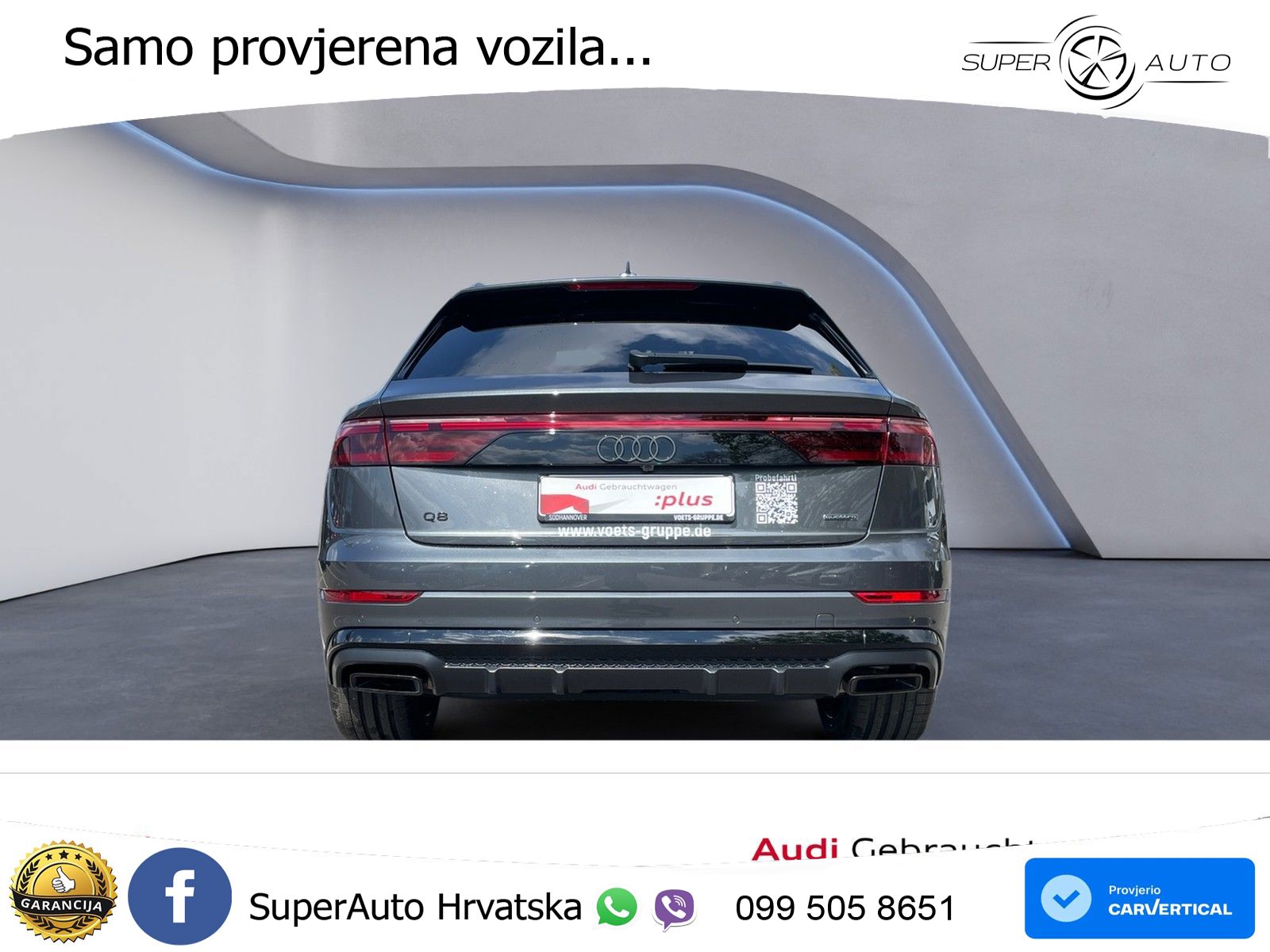 Audi Q8 50 TDI V6 (286 KS) quattro Tiptronic