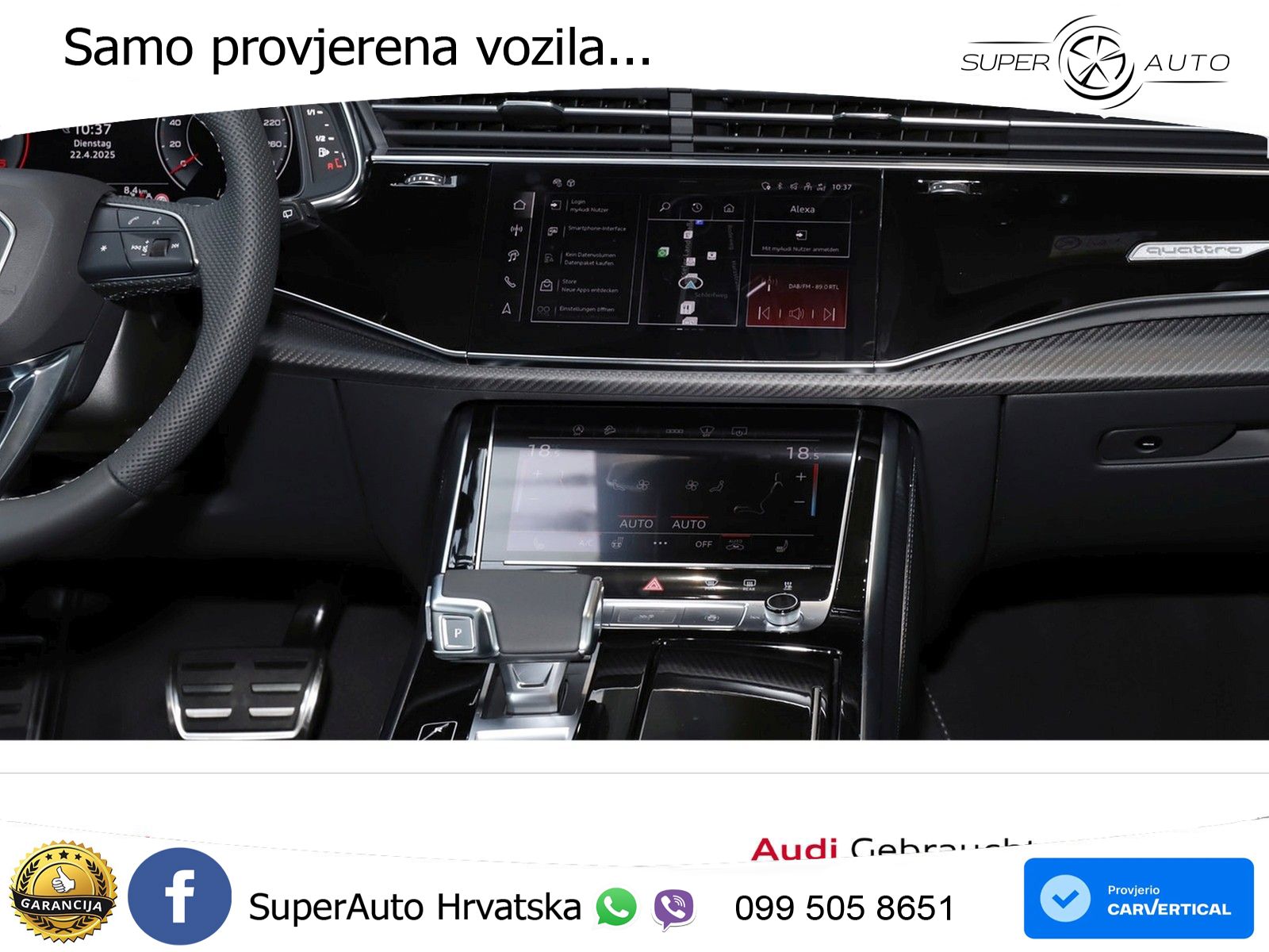 Audi Q8 50 TDI V6 (286 KS) quattro Tiptronic