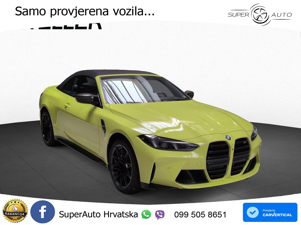 BMW M4 Convertible Competition 3.0 (530 KS) xDrive Steptronic