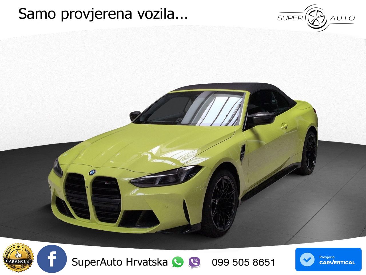 BMW M4 Convertible Competition 3.0 (530 KS) xDrive Steptronic