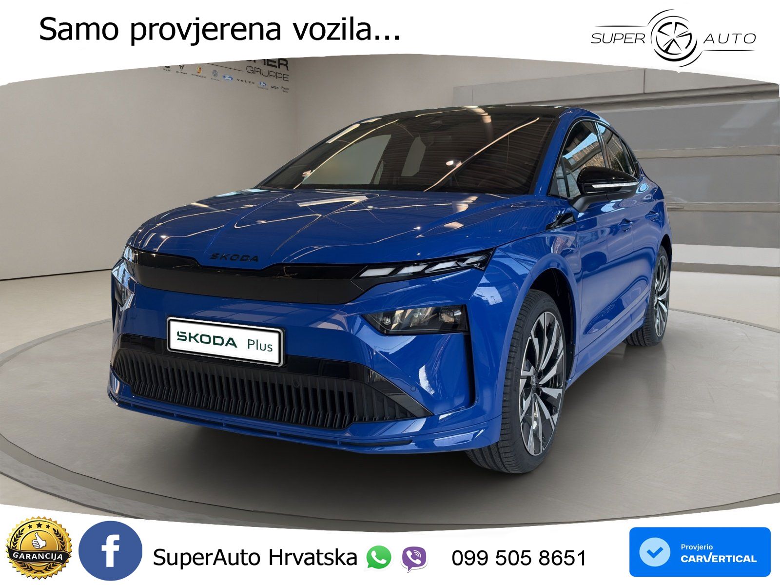 Škoda Enyaq Coupe iV 85 82 kWh (286 KS) SportLine LED+GR SJED+ACC