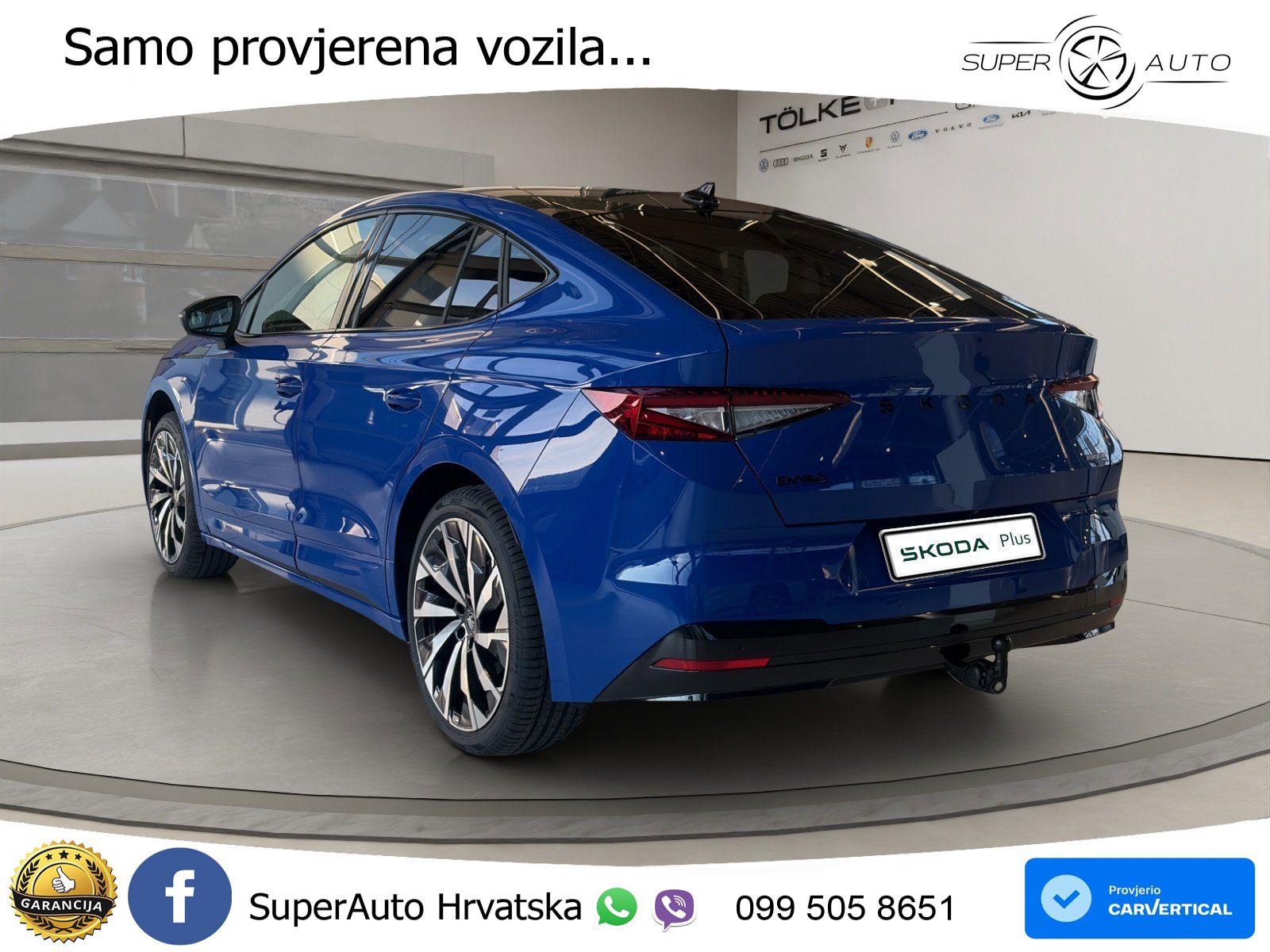 Škoda Enyaq Coupe iV 85 82 kWh (286 KS) SportLine LED+GR SJED+ACC