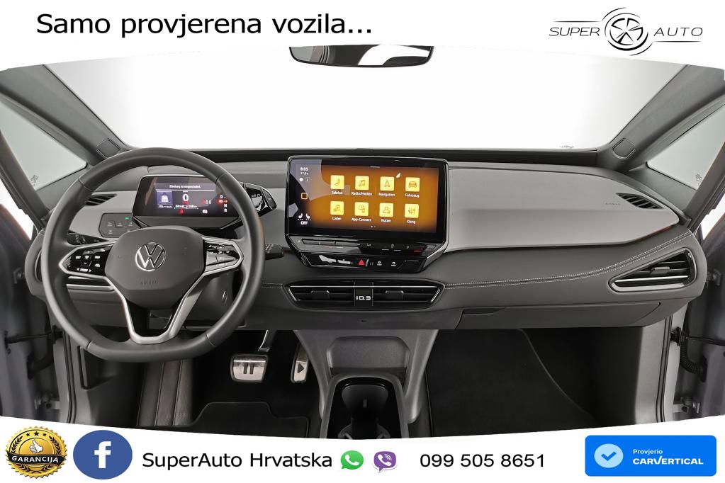Volkswagen ID.3 Pro 62 kWh (204 KS) LED+GR SJED+ACC