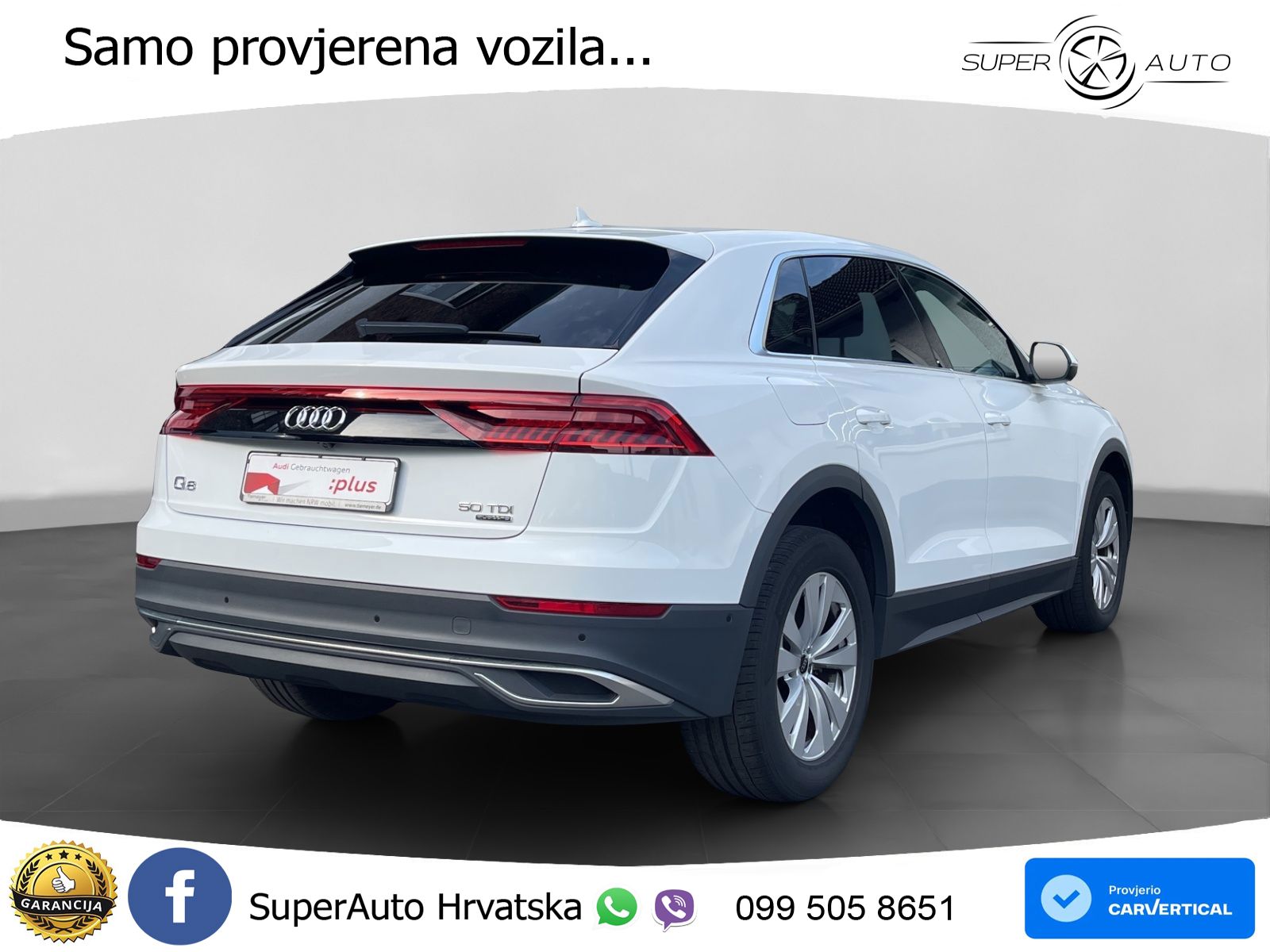 Audi Q8 50 TDI V6 (286 KS) quattro Tiptronic
