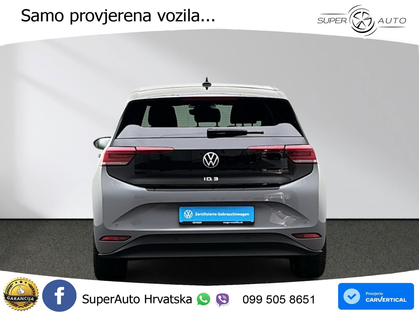 Volkswagen ID.3 Pro 62 kWh (204 KS) LED+GR SJED+ACC